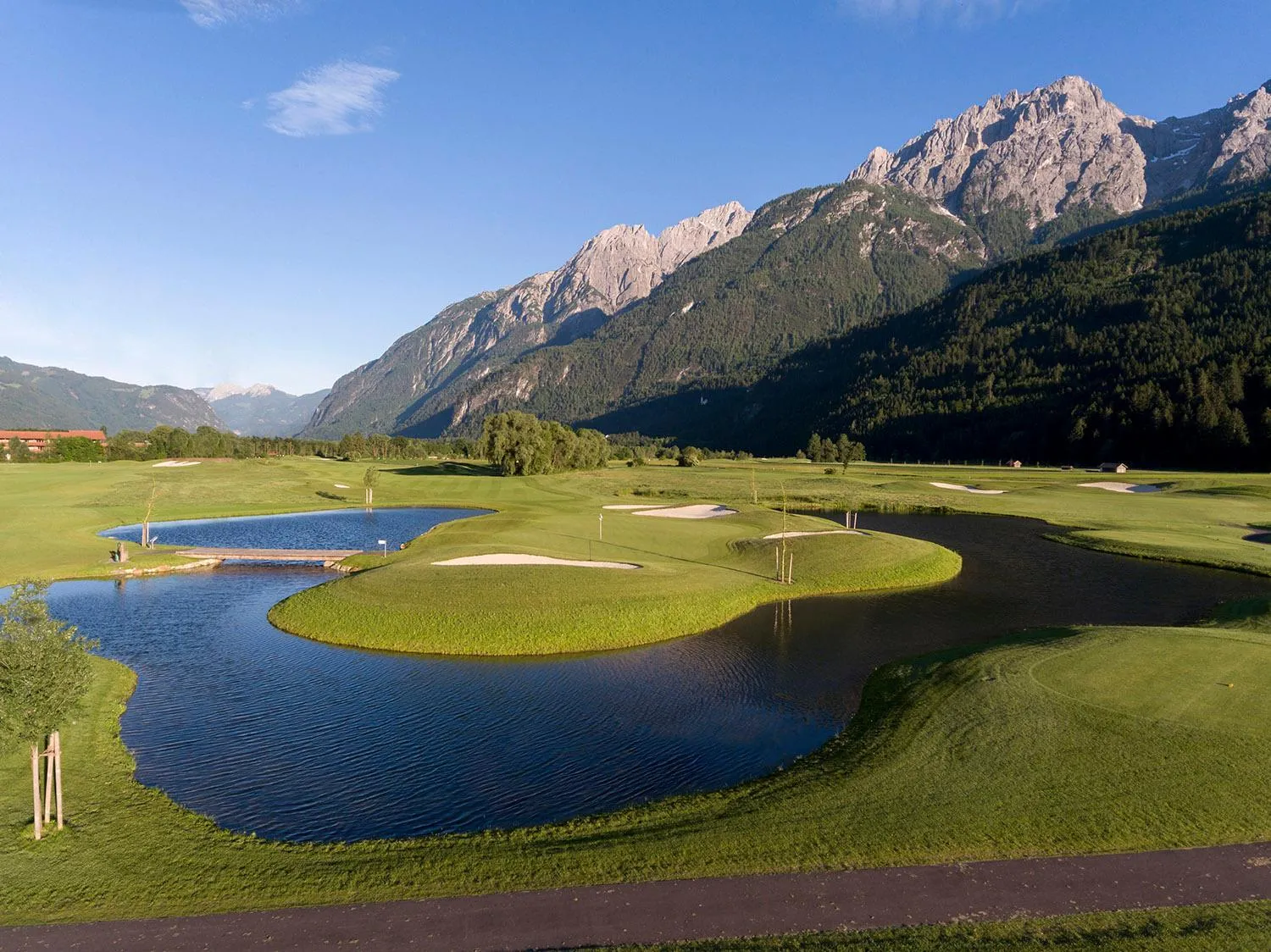 Golfcourse in Dolomitengolf Suites