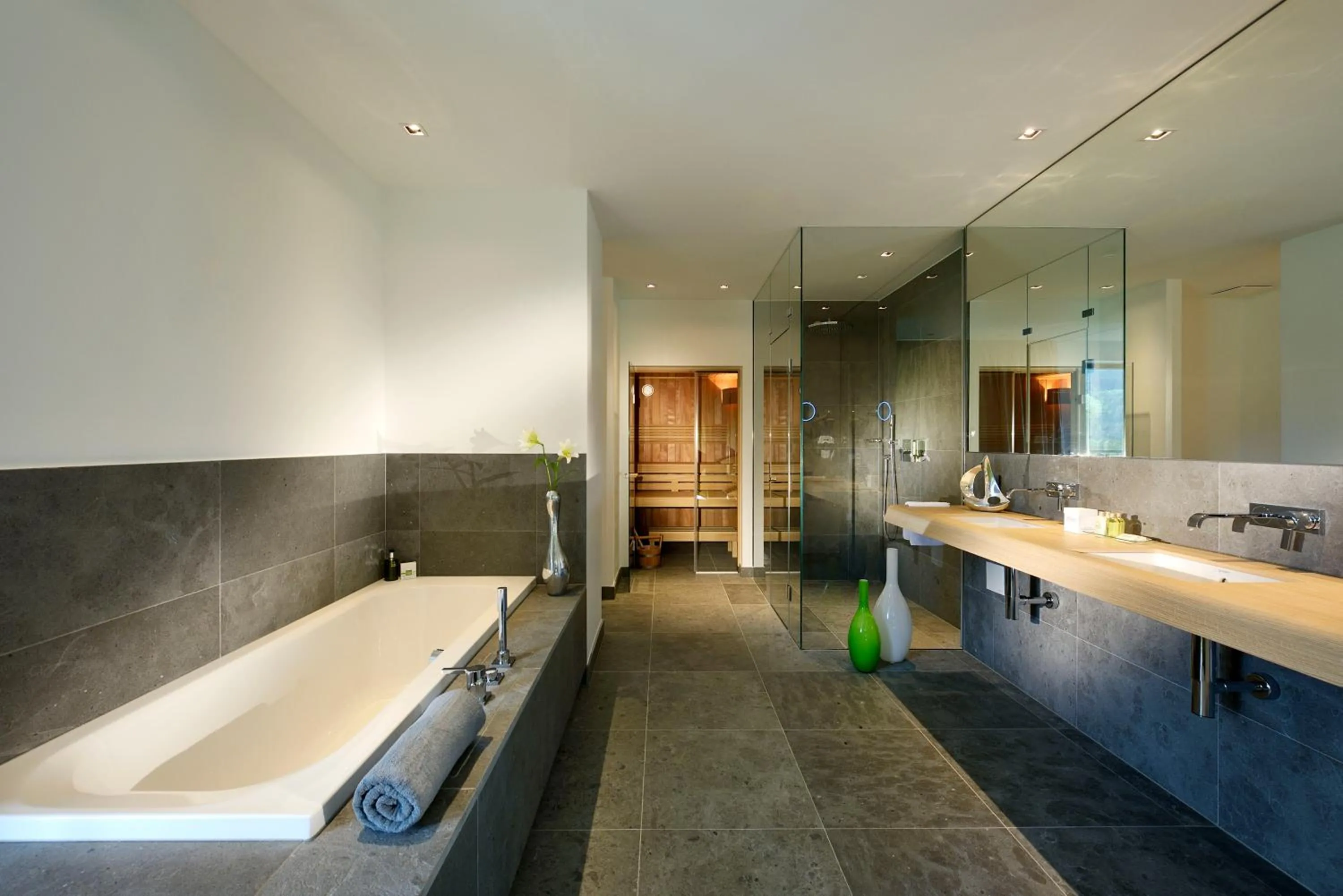 Sauna in Dolomitengolf Suites