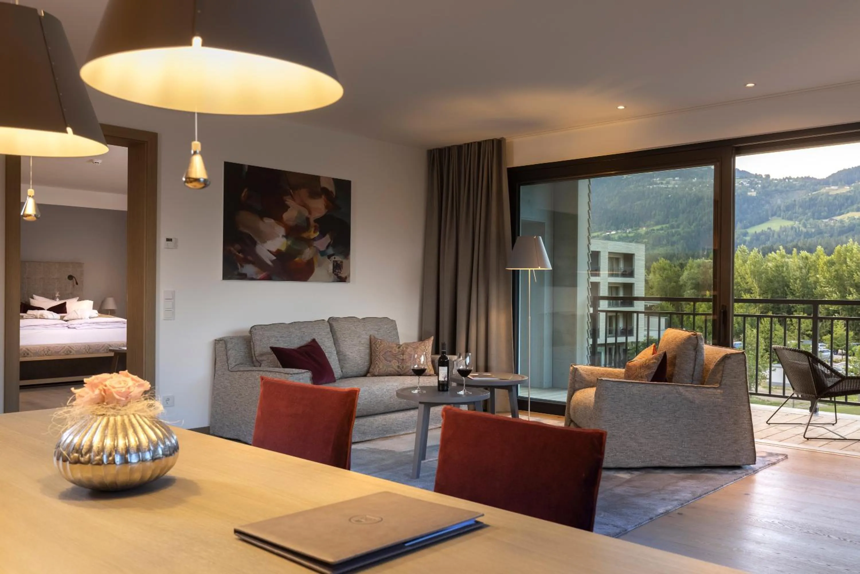 Living room in Dolomitengolf Suites