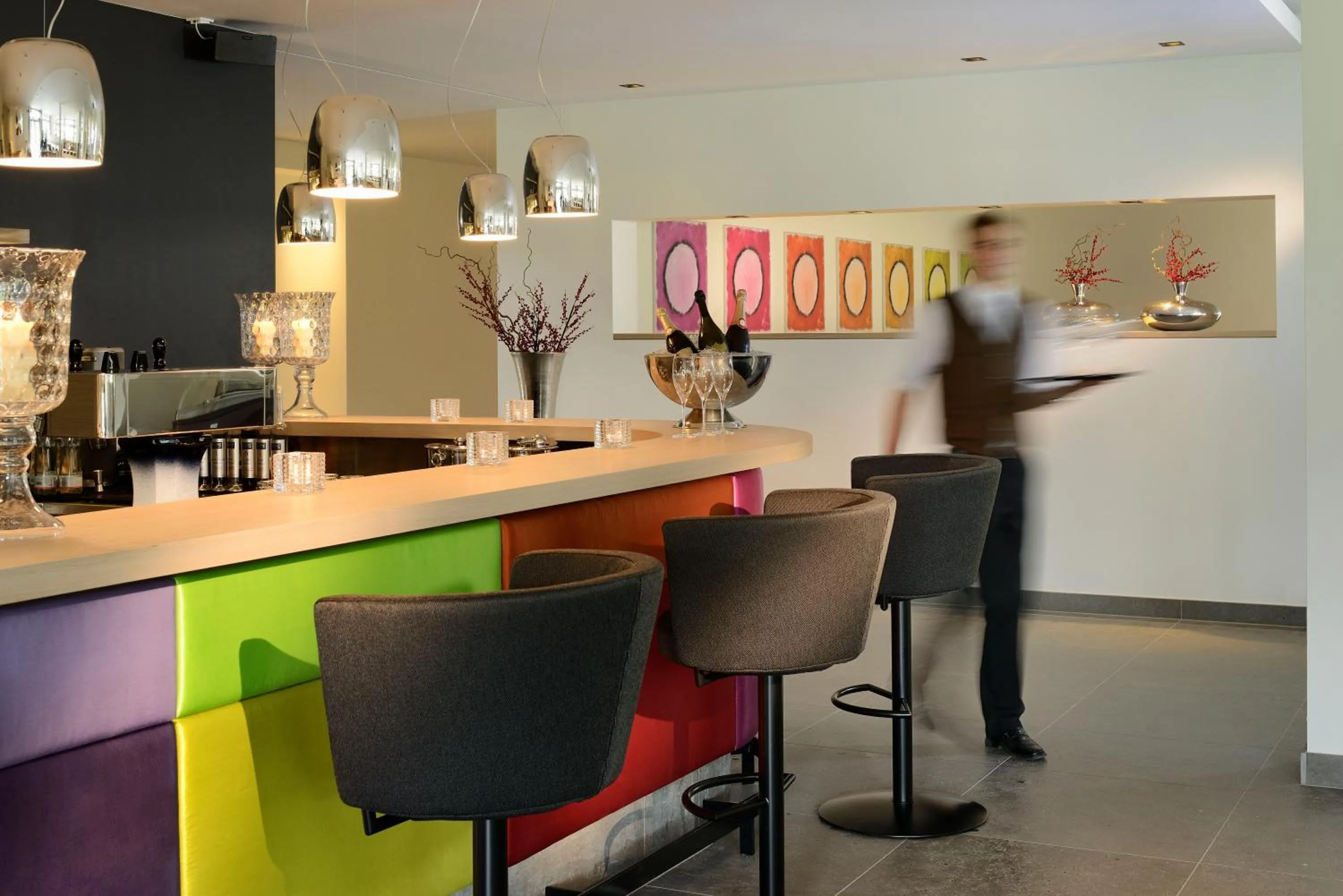Lounge or bar in Dolomitengolf Suites