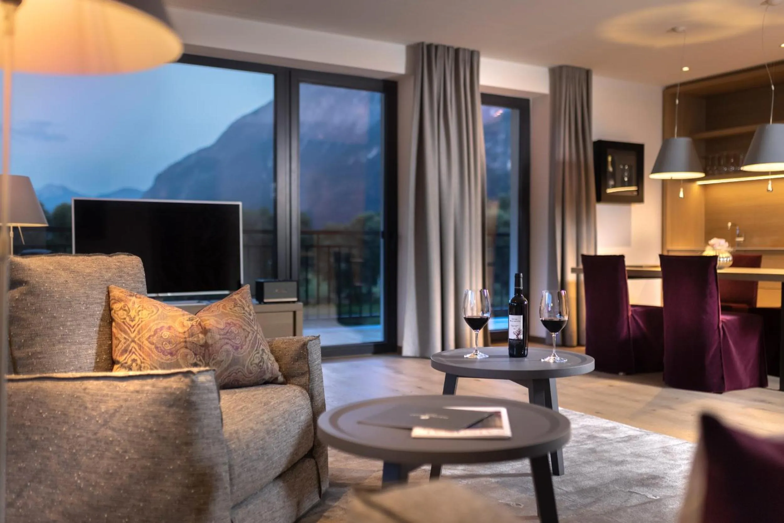 Living room in Dolomitengolf Suites
