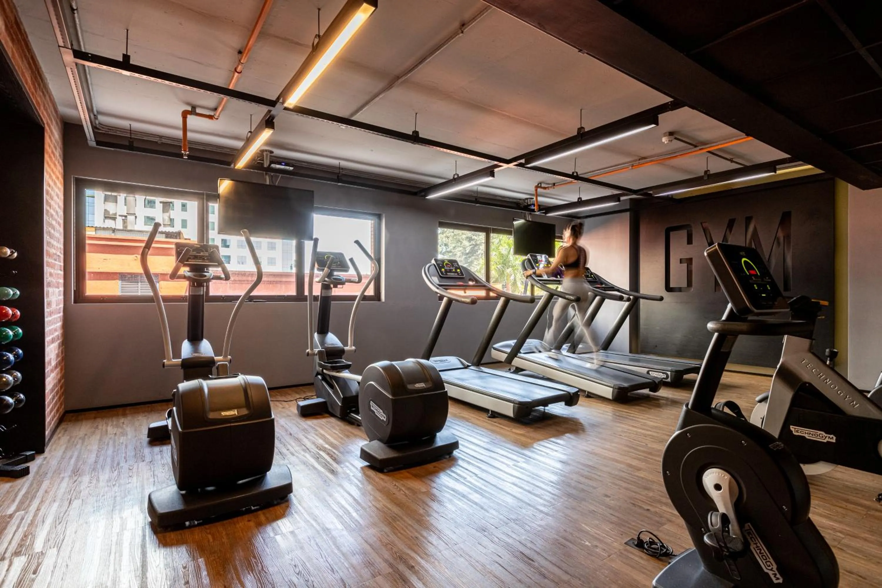 Fitness centre/facilities in APS - Alpha Stay By Anora Spaces