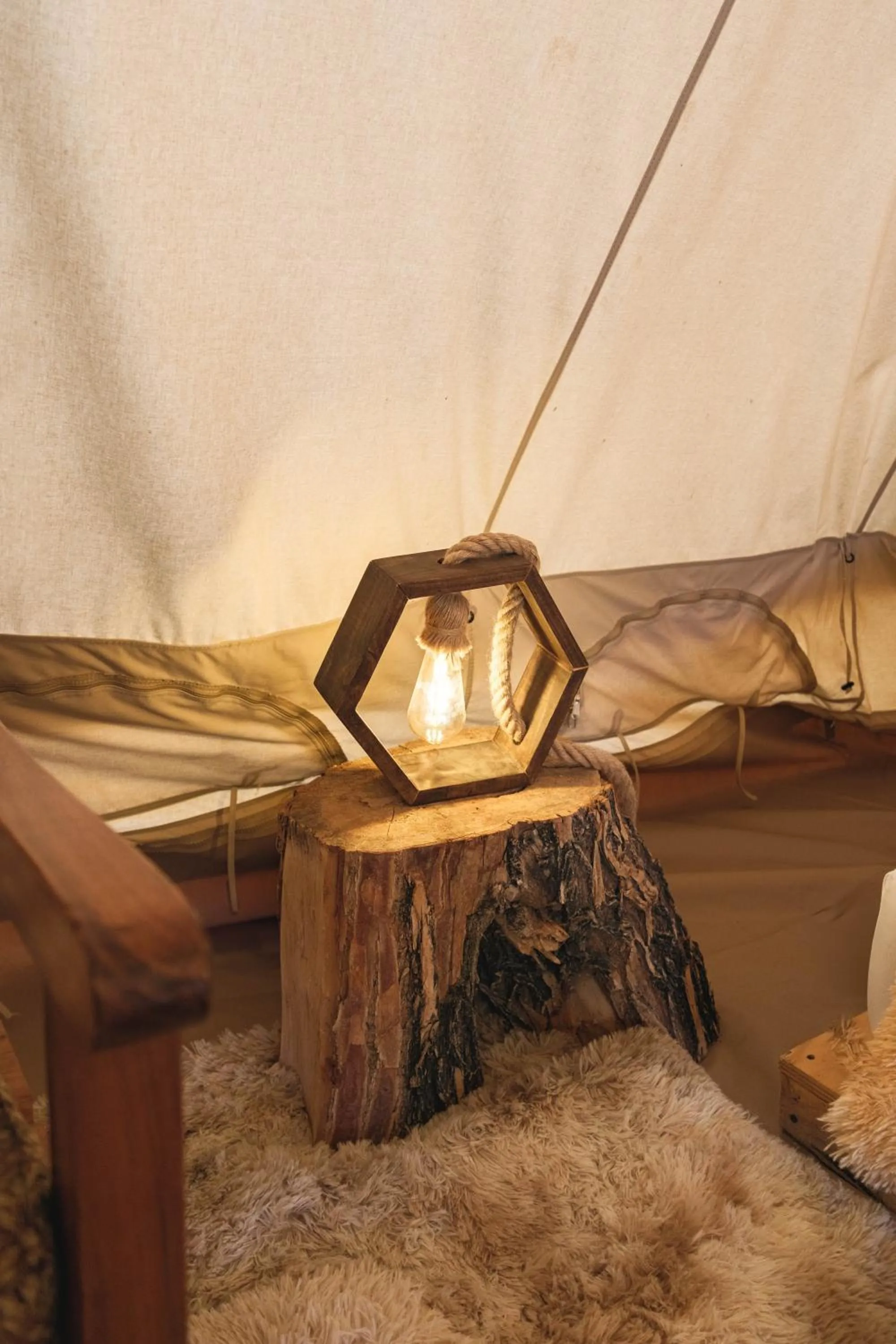 Bed in Glamping Miraflores