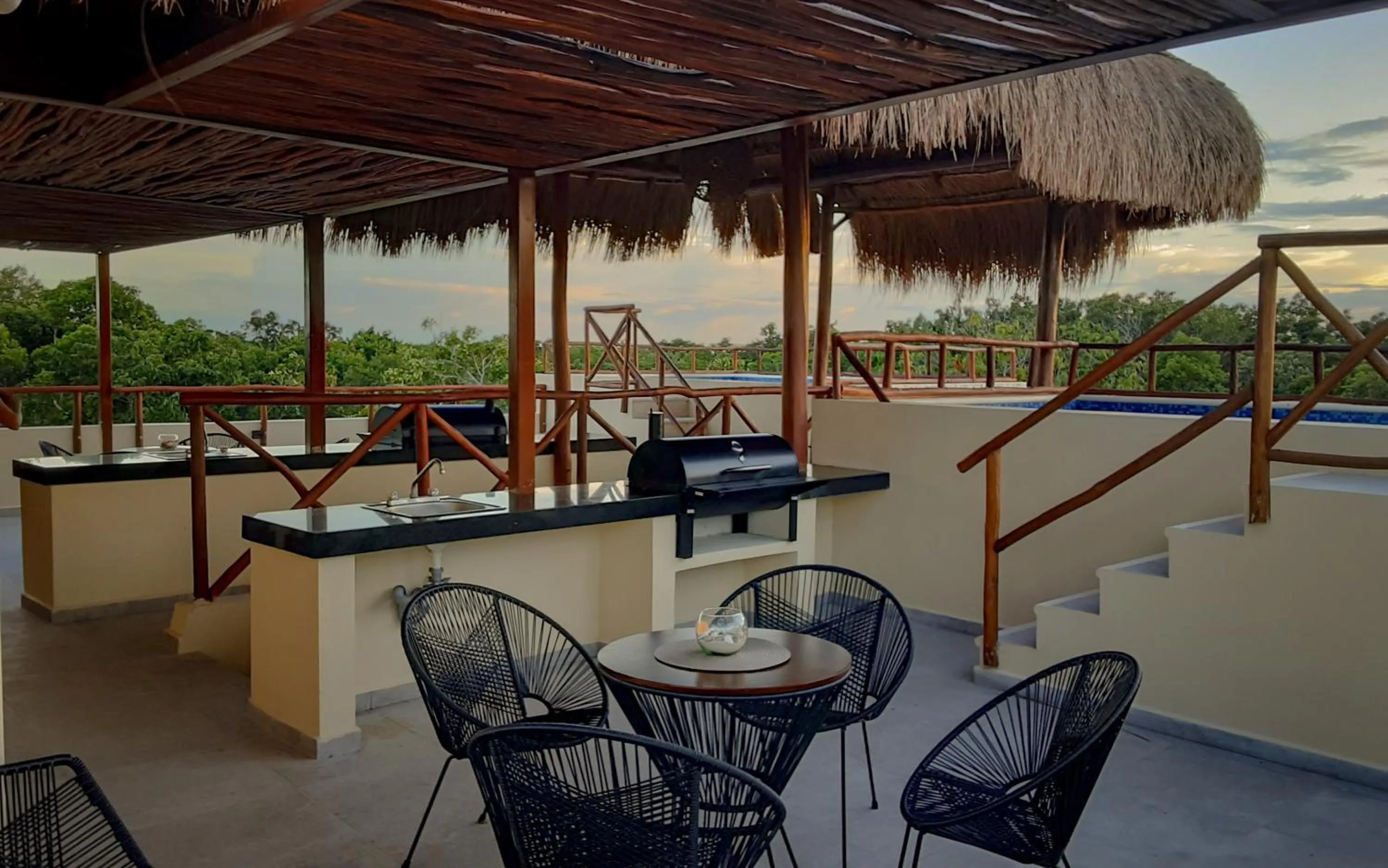 Patio in Naajal Tulum Boutique Hotel - Magic & Jungle