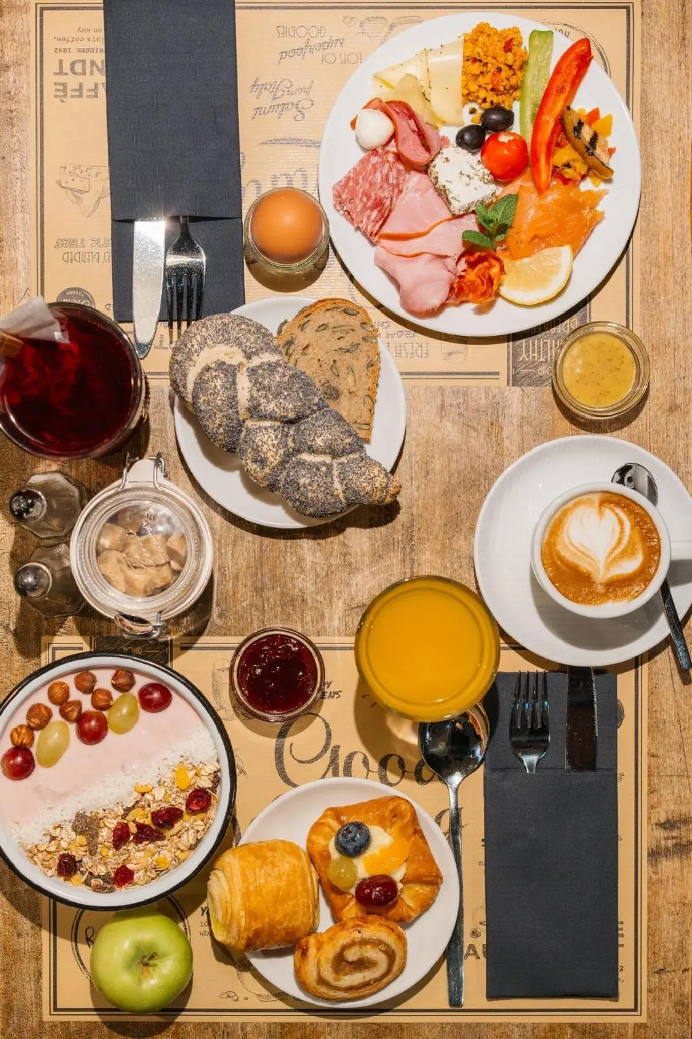Buffet breakfast in Ruby Sofie Hotel Vienna Buffet breakfast in Ruby Sofie Hotel Vienna