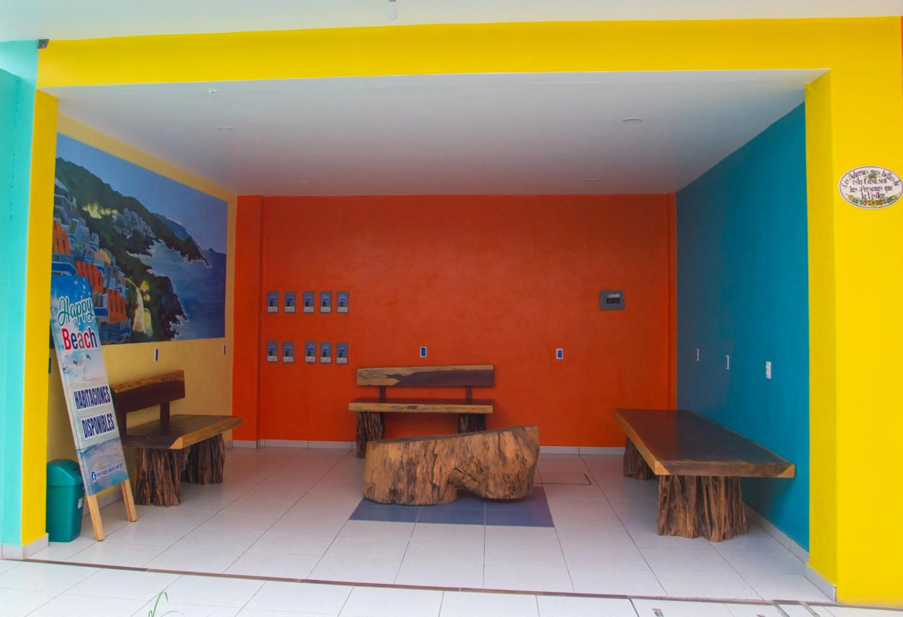 Living room in Hotel Happy Beach