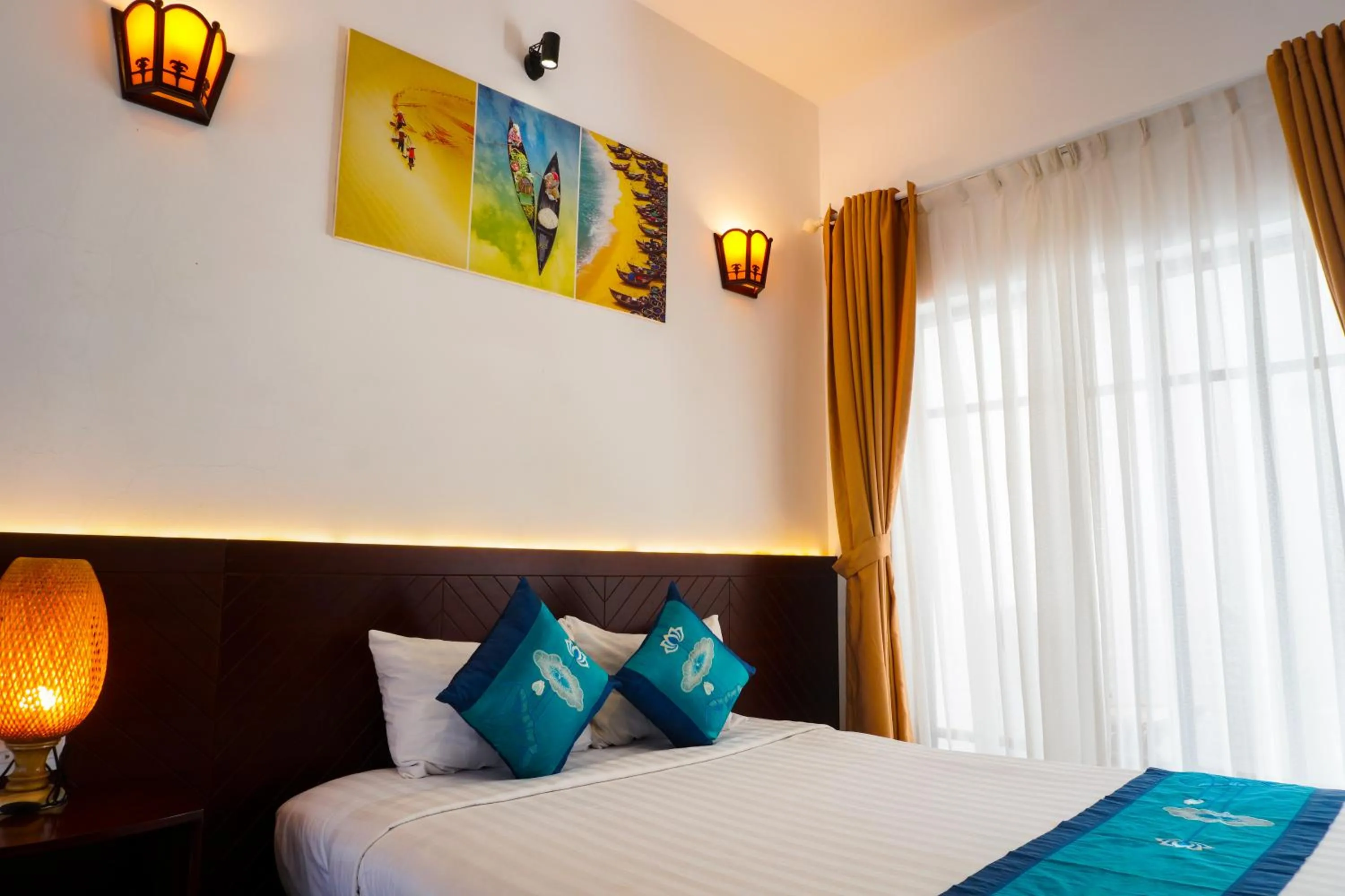 Bed in Ravenala Muine Resort