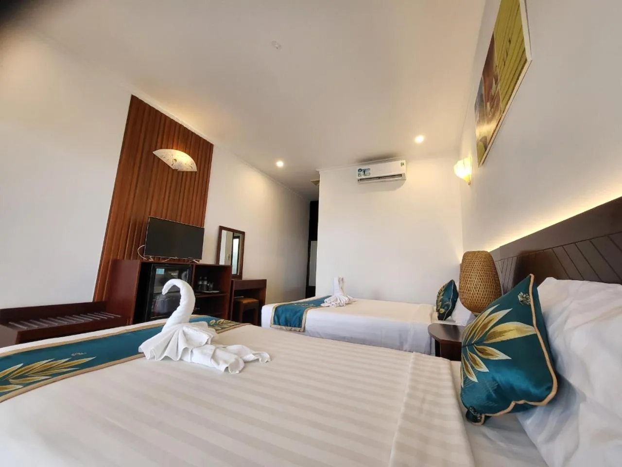 Bed in Ravenala Muine Resort