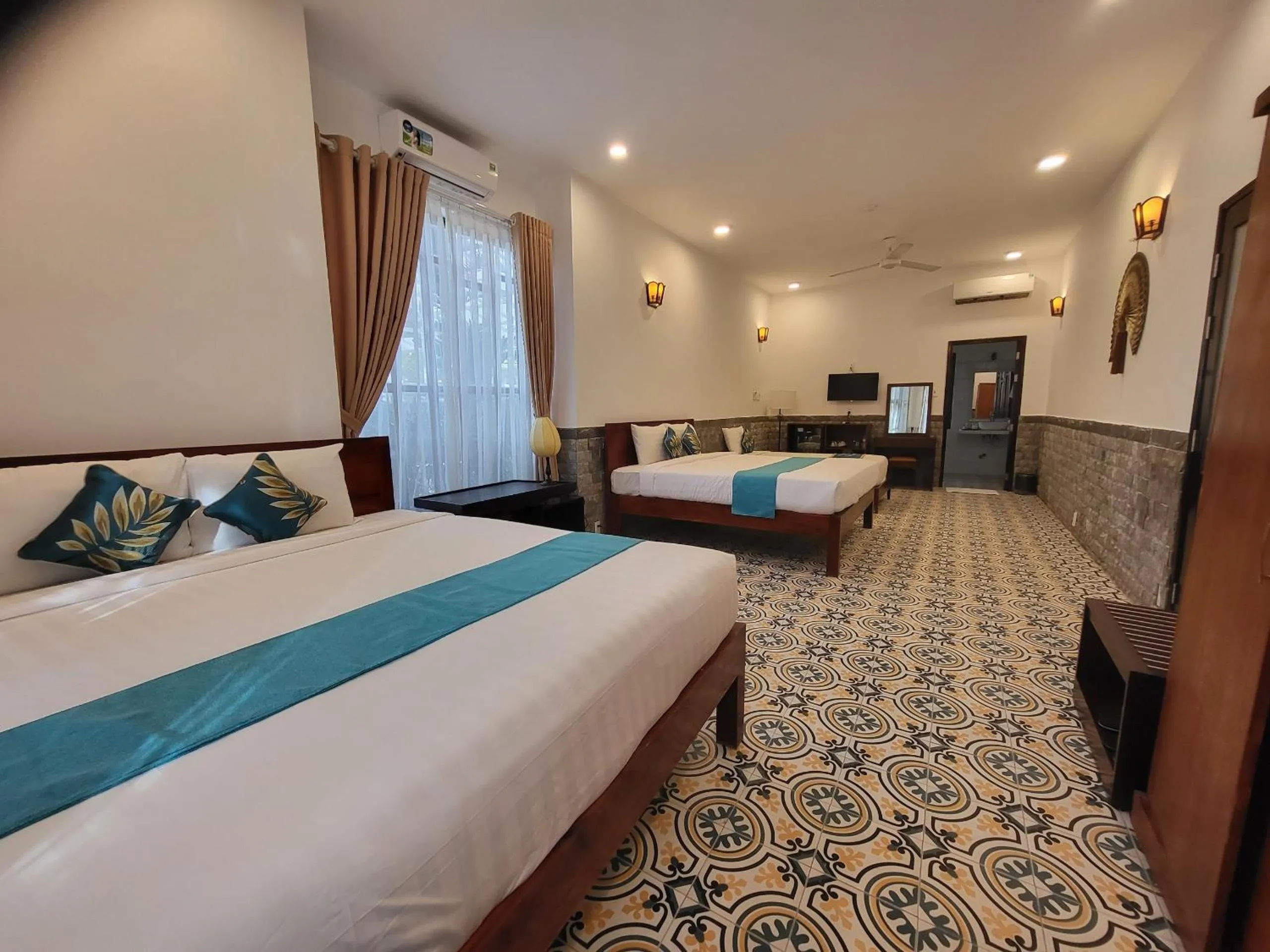 Bed in Ravenala Muine Resort