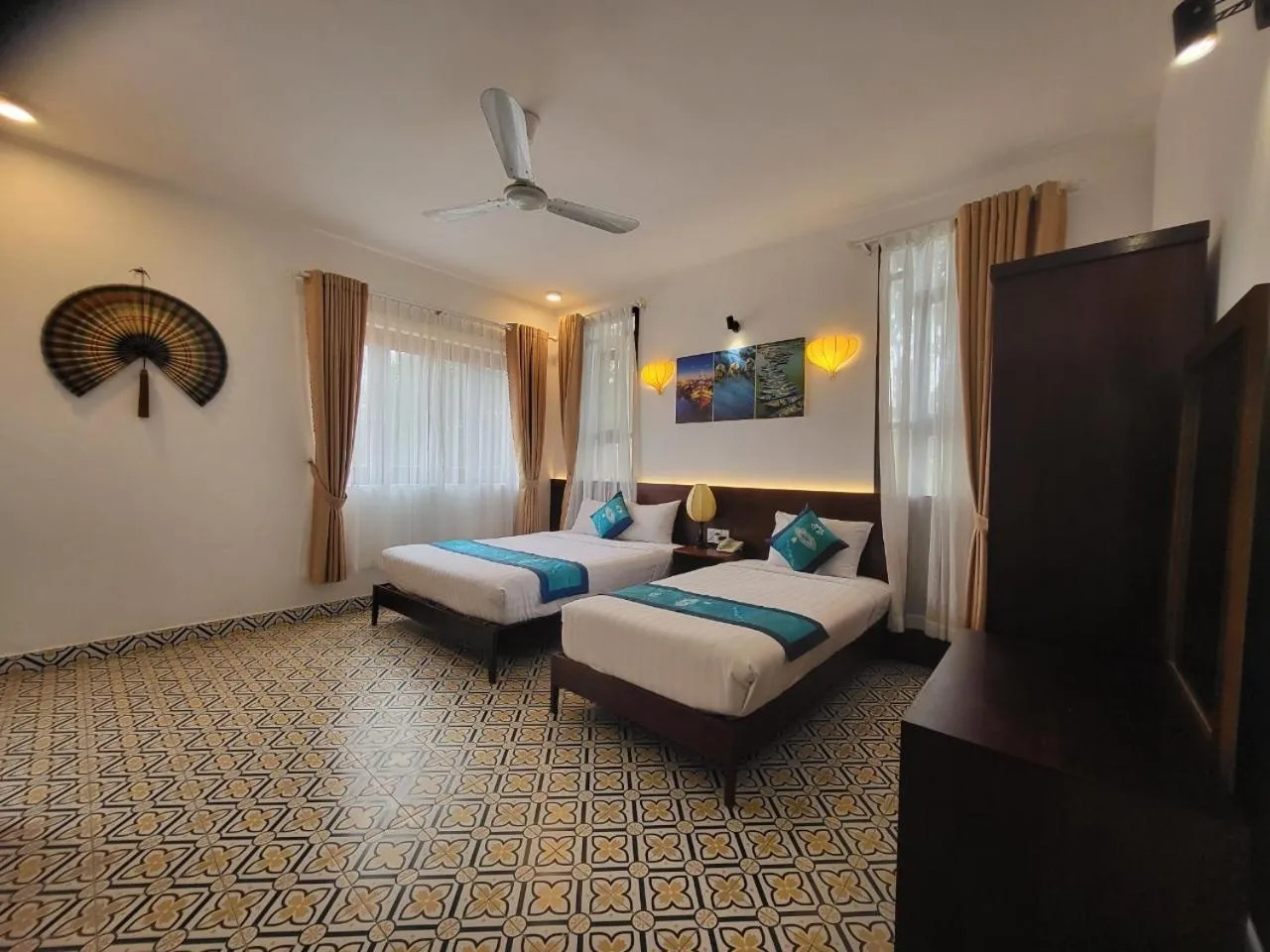 Bed in Ravenala Muine Resort