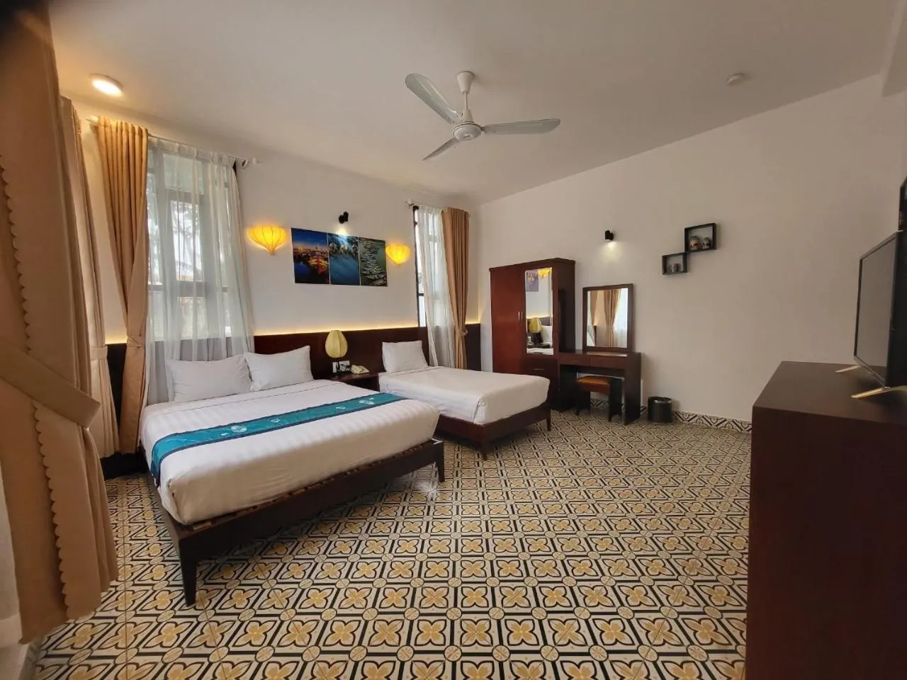 Bed in Ravenala Muine Resort