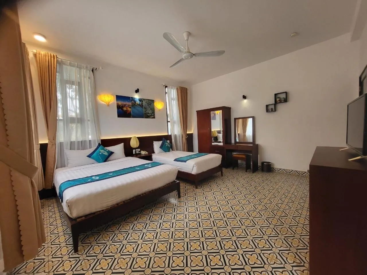 Bed in Ravenala Muine Resort