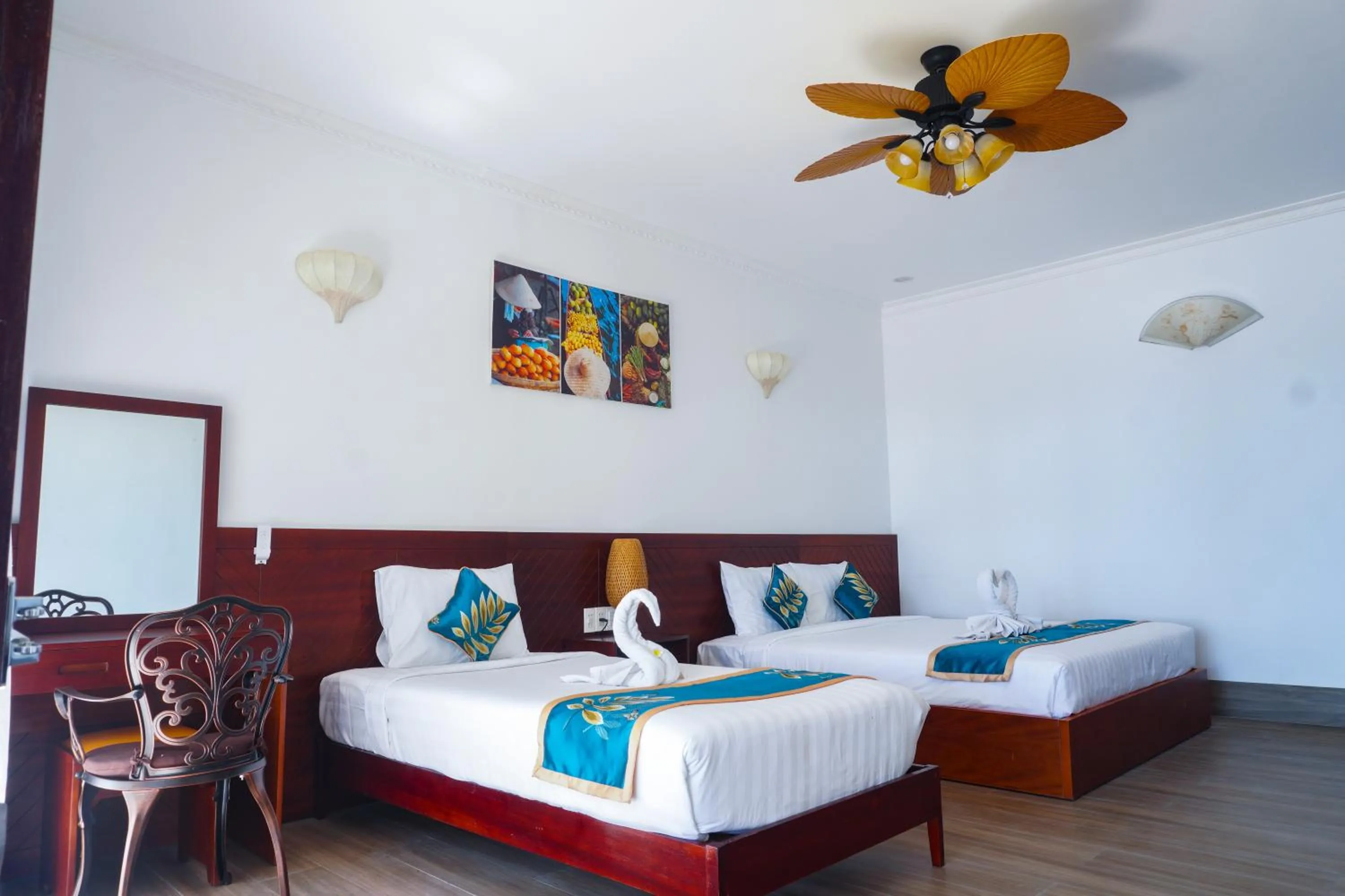 Bed in Ravenala Muine Resort