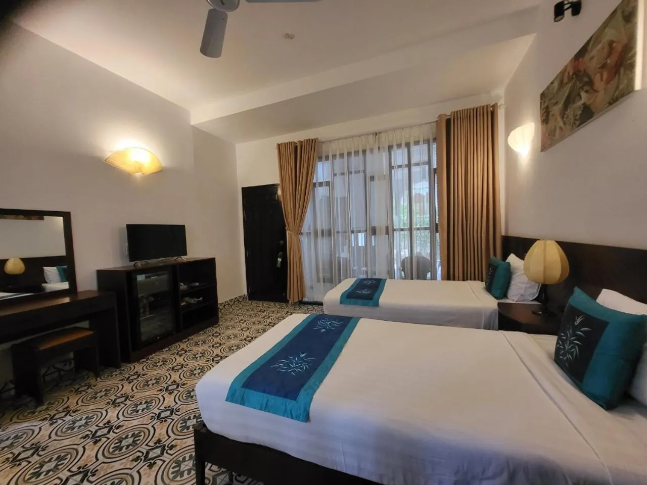 Bed in Ravenala Muine Resort