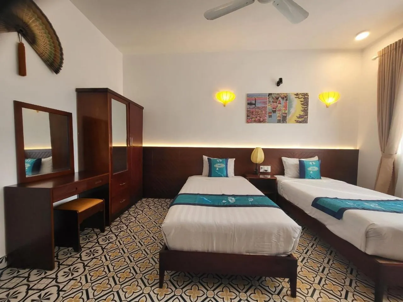 Bed in Ravenala Muine Resort