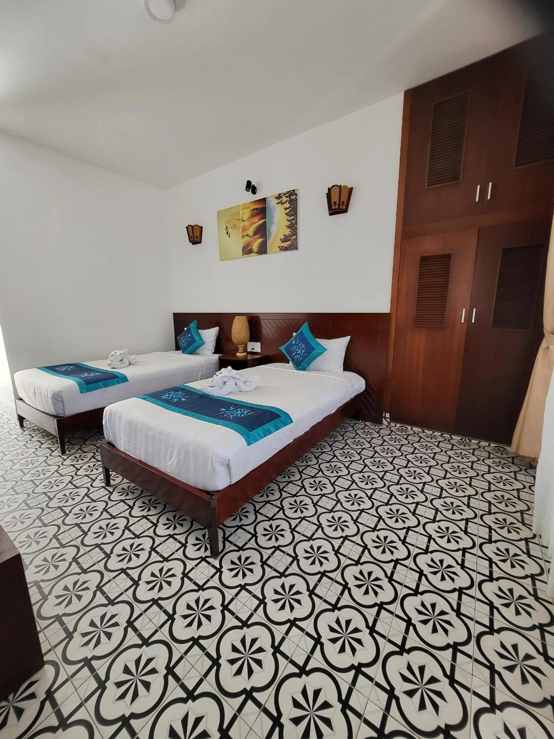 Bed in Ravenala Muine Resort