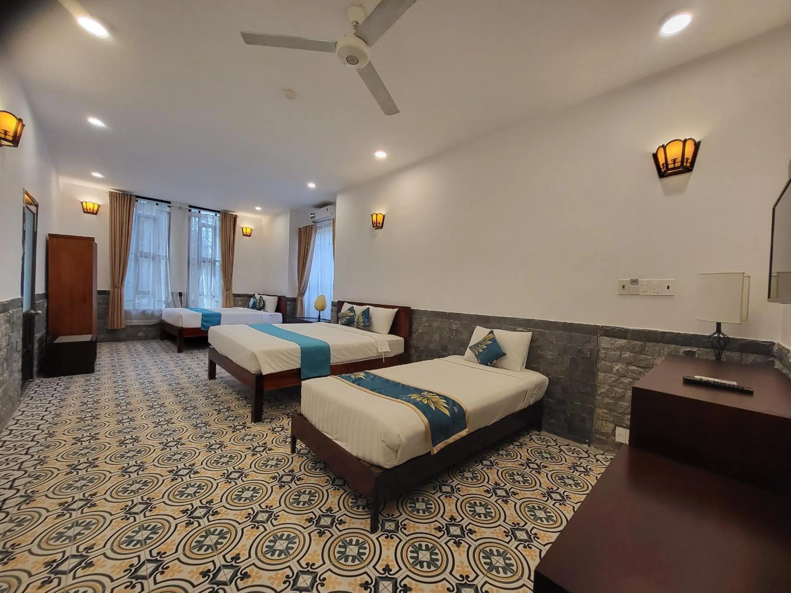 Bed in Ravenala Muine Resort