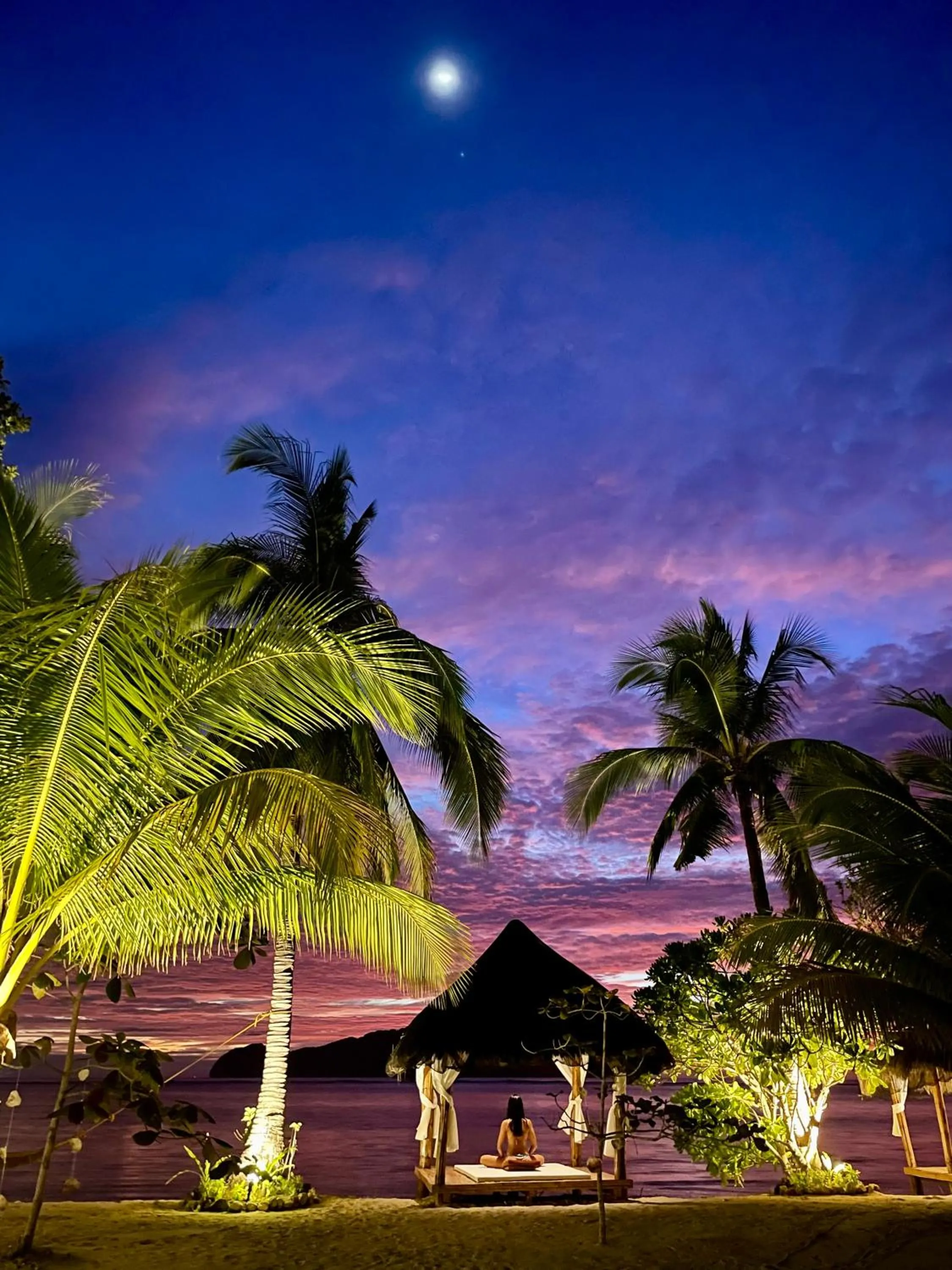 Night in San Nicolas Private Beach
