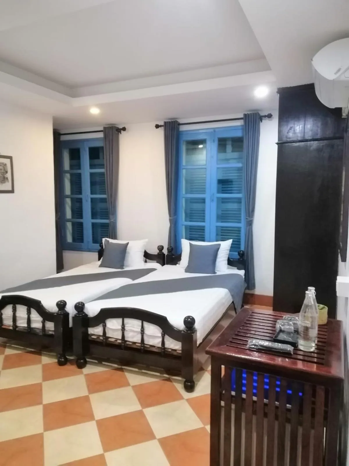 Bed in Villa Merry Lao Ban Aphay