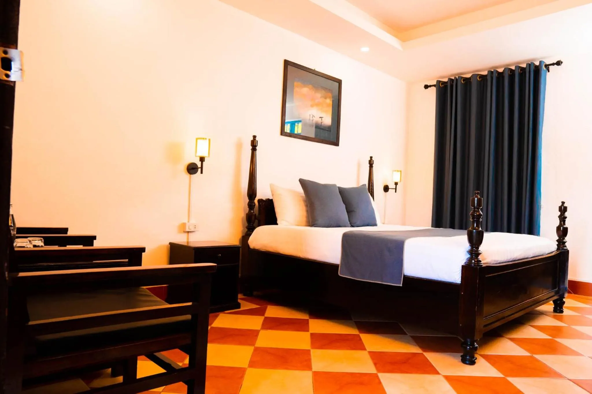 Bed in Villa Merry Lao Ban Aphay