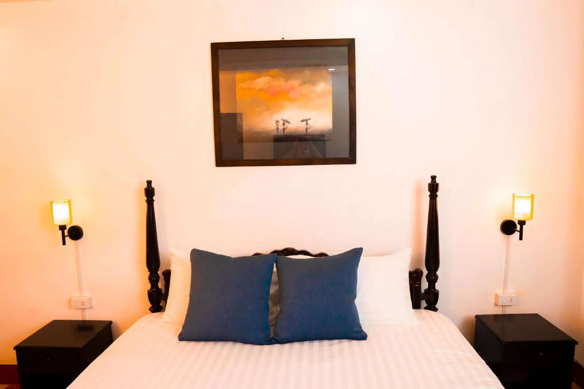 Bed in Villa Merry Lao Ban Aphay