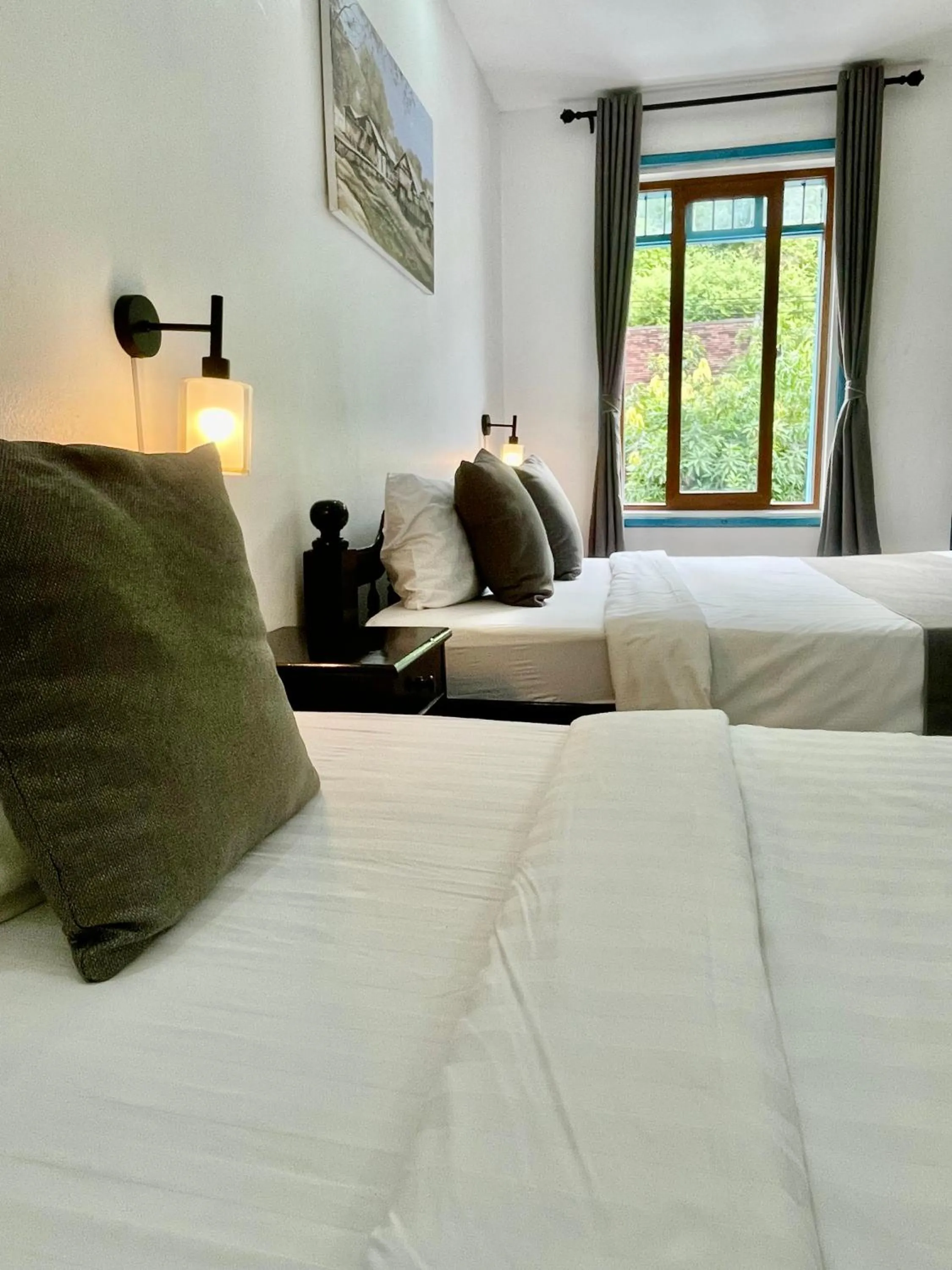 Bed in Villa Merry Lao Ban Aphay