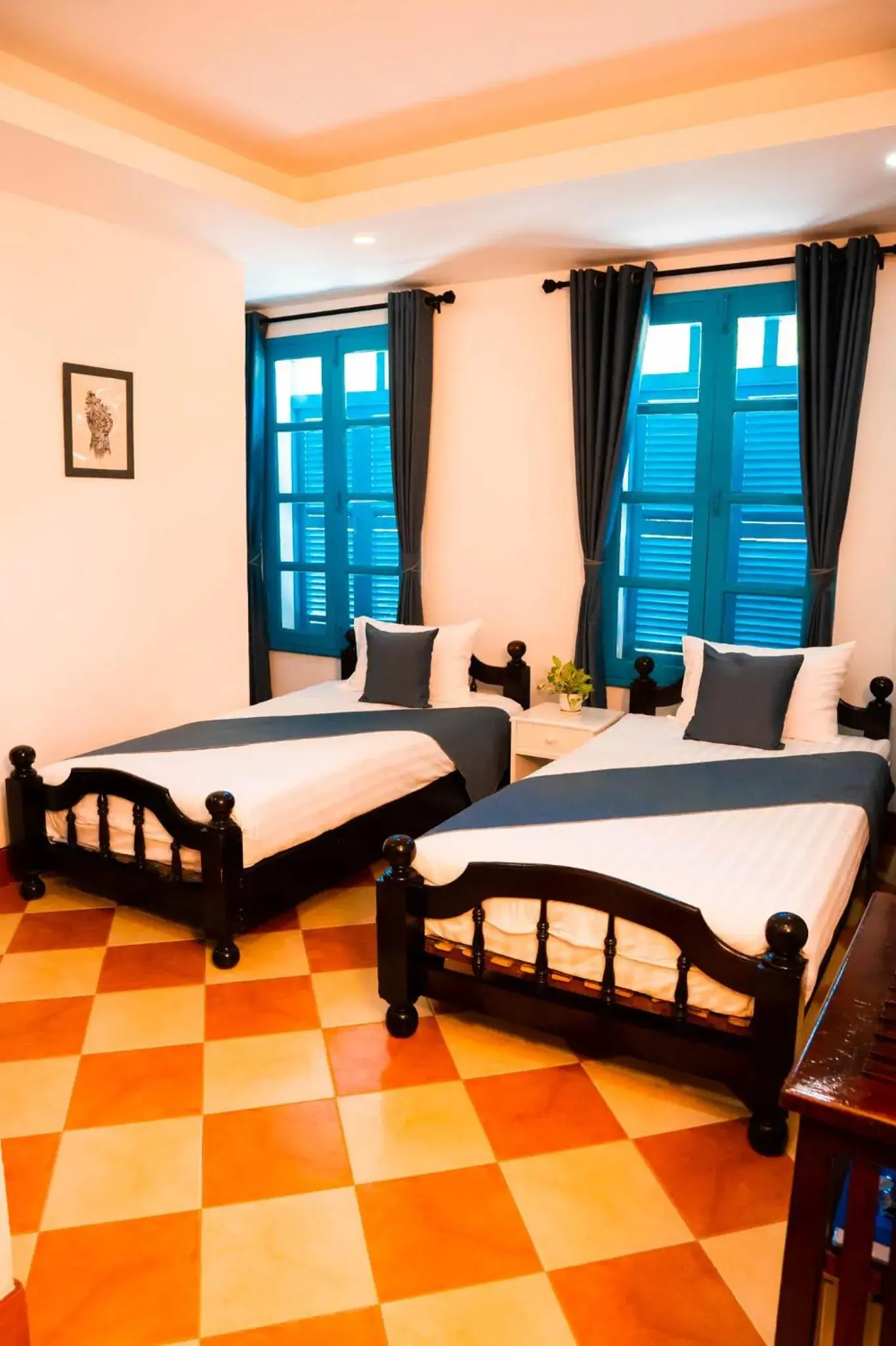 Deluxe Twin Room in Villa Merry Lao Ban Aphay Deluxe Twin Room in Villa Merry Lao Ban Aphay