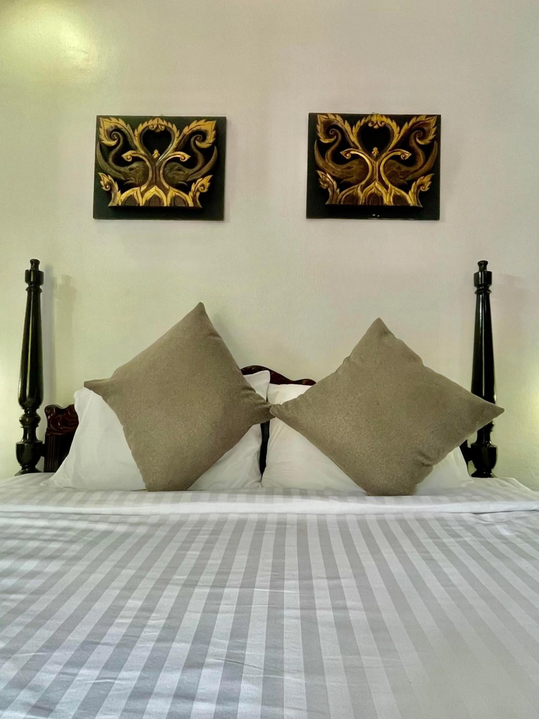 Bed in Villa Merry Lao Ban Aphay