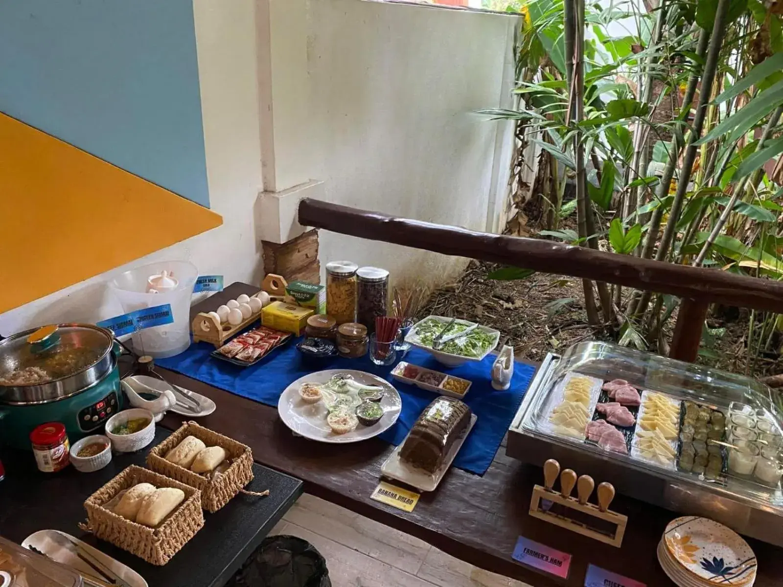 Breakfast in Carpe Diem Villas & Resort Breakfast in Carpe Diem Villas & Resort