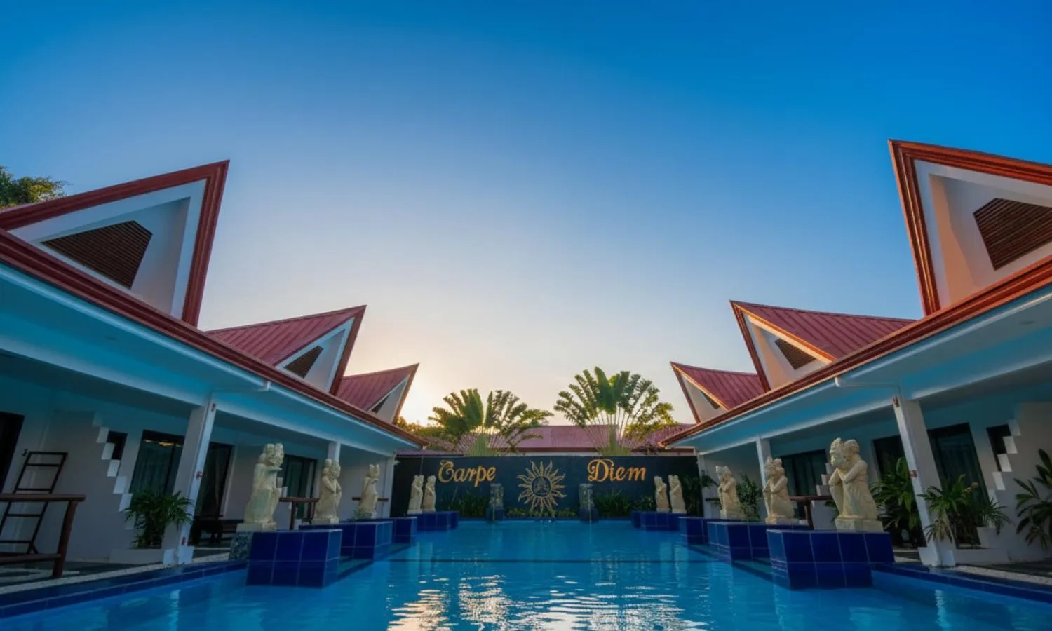 Swimming pool in Carpe Diem Villas & Resort