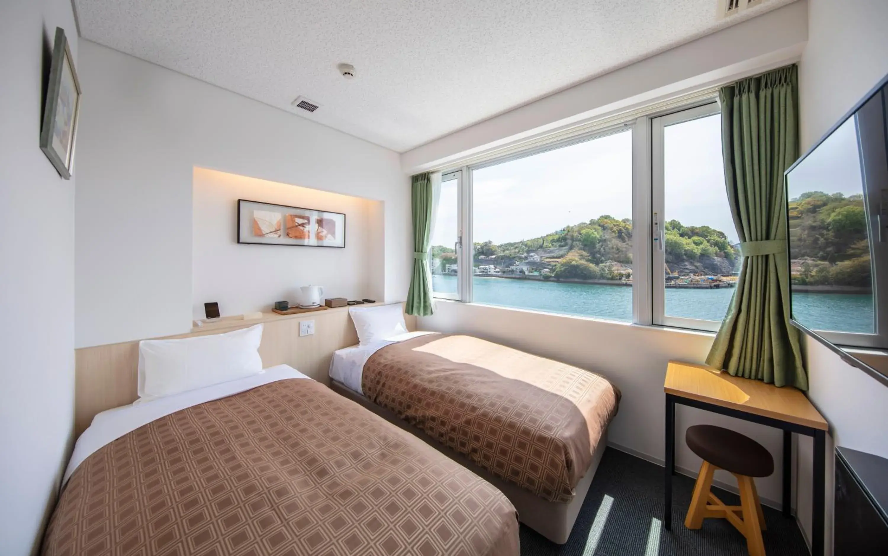 Standard Twin Room with Sea View in urashima INN - GANGI - Standard Twin Room with Sea View in urashima INN - GANGI -
