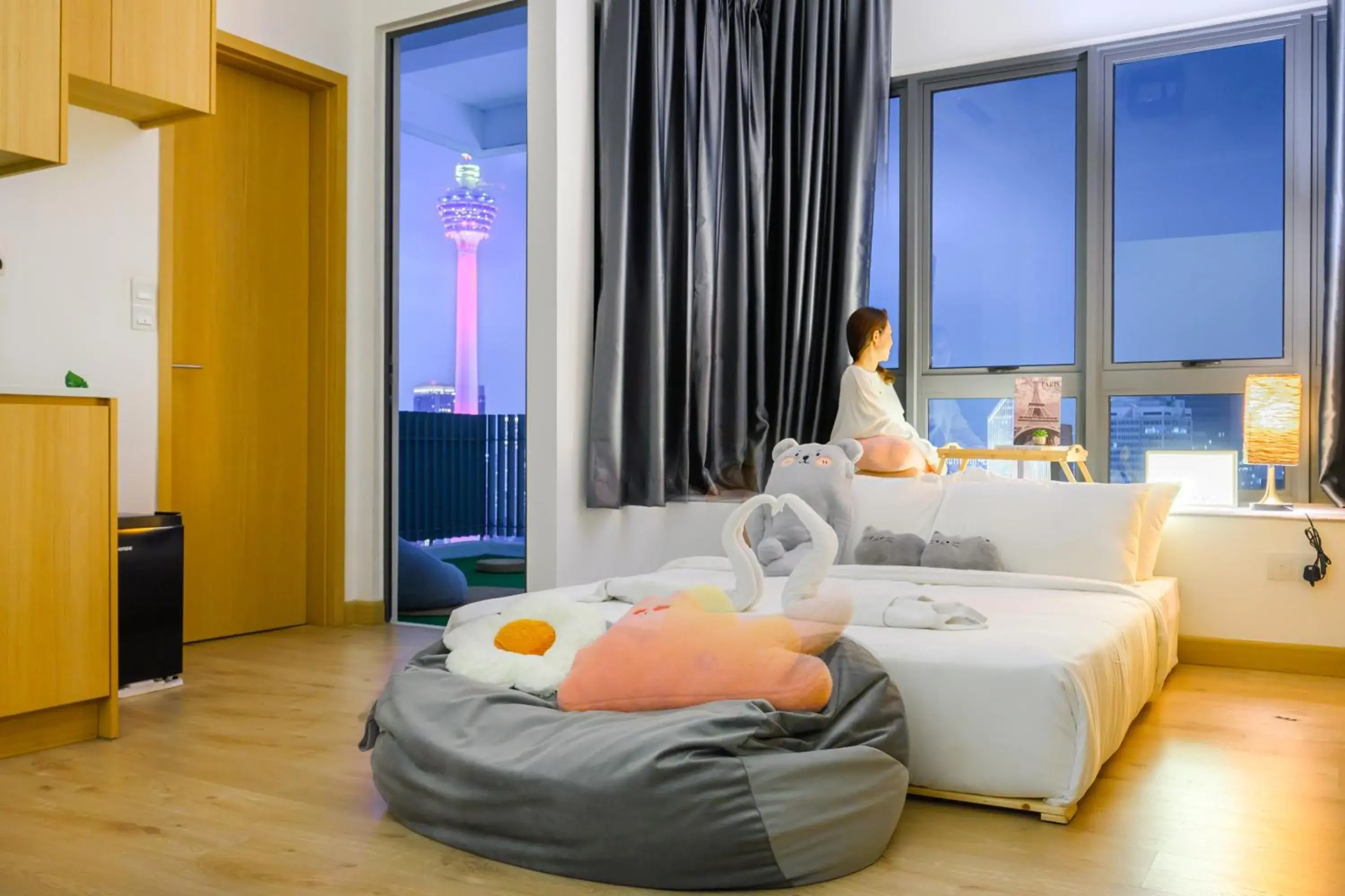 Bedroom, Bed in Greystone Colony KLCC Bedroom, Bed in Greystone Colony KLCC