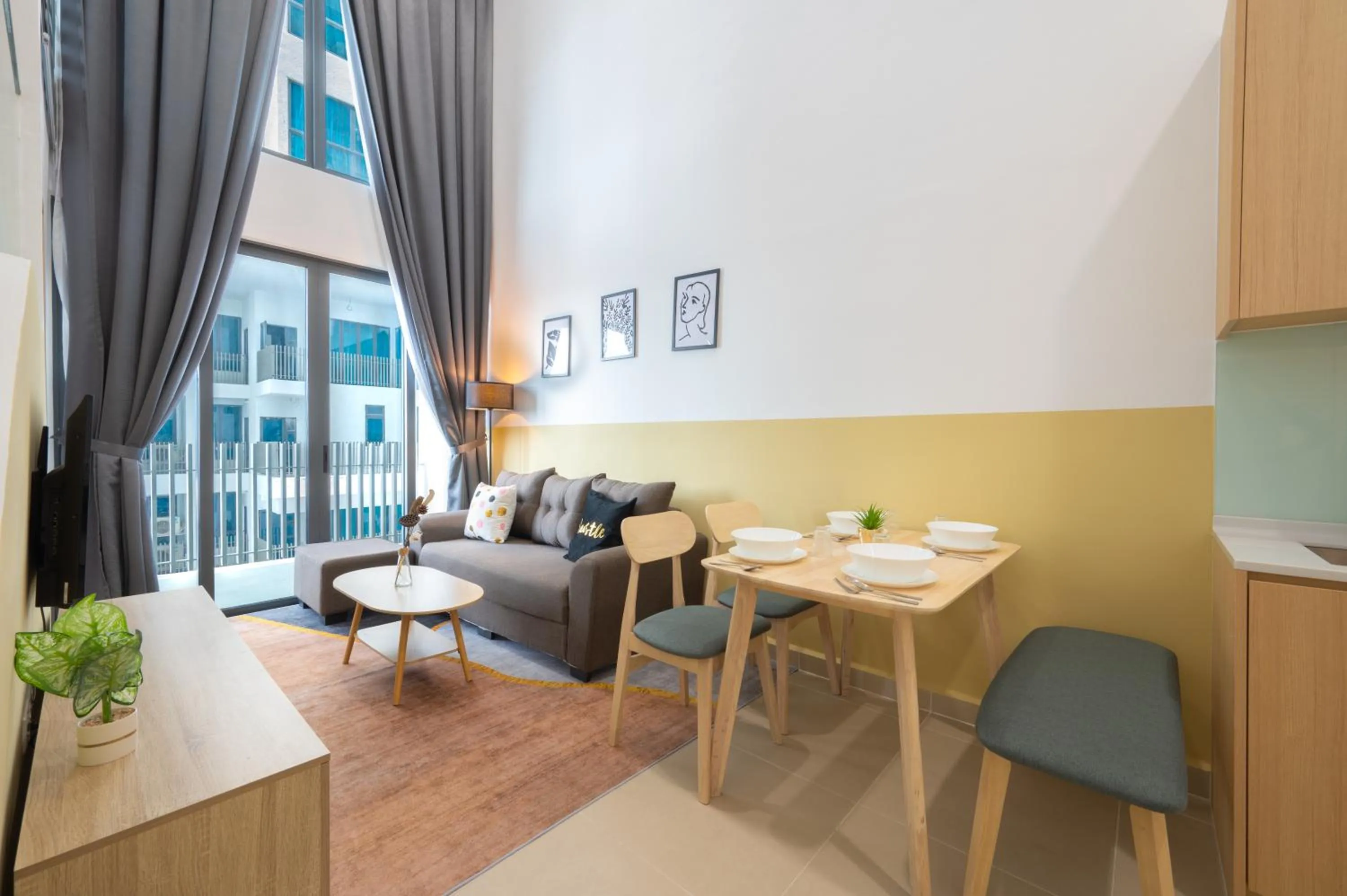 Living room in Greystone Colony KLCC