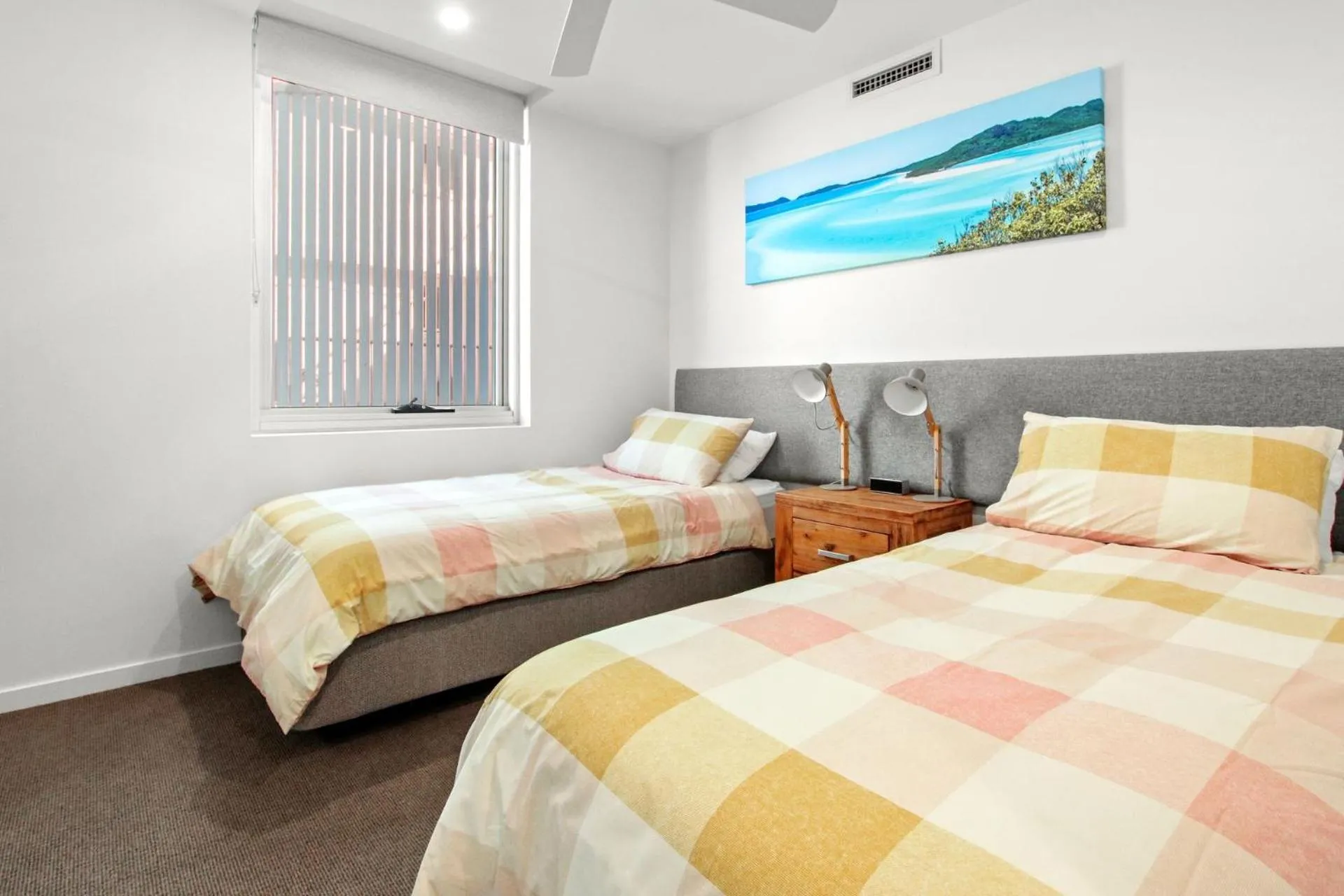Bed in Aquaview Unit 304 Kings Beach