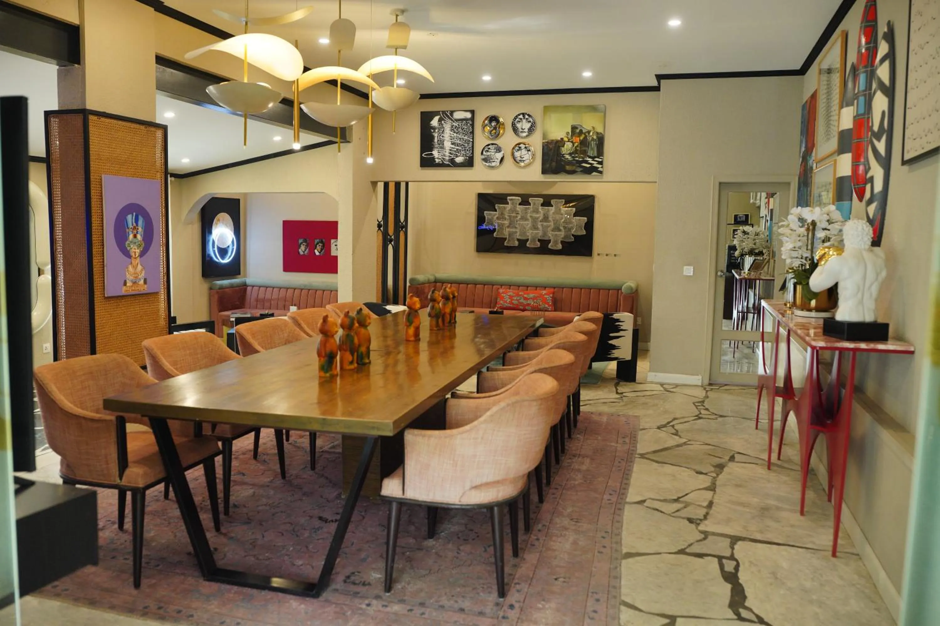 Meeting/conference room in Ambiance Boutique Art Hotel Karachi