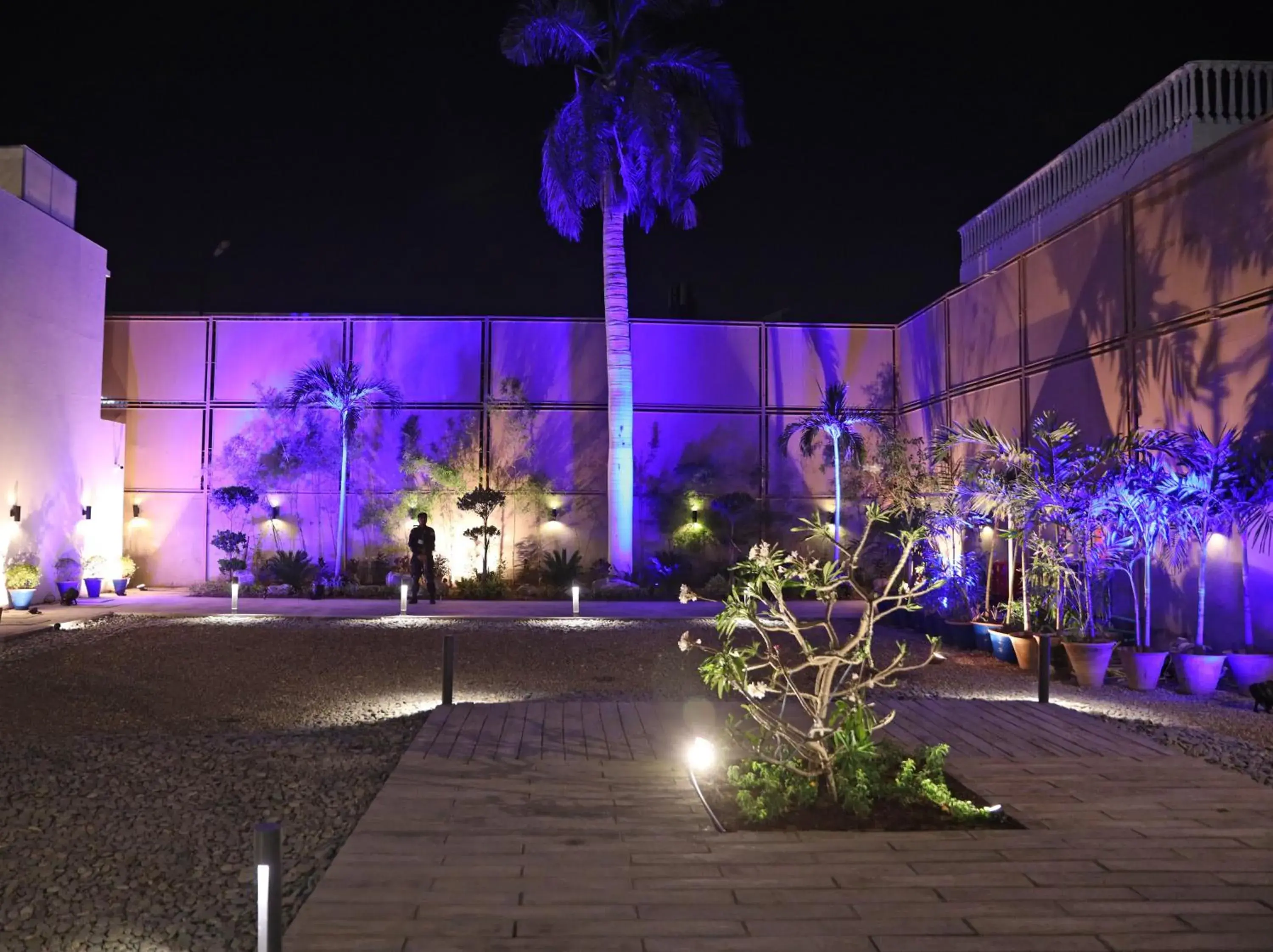 Inner courtyard view in Ambiance Boutique Art Hotel Karachi Inner courtyard view in Ambiance Boutique Art Hotel Karachi