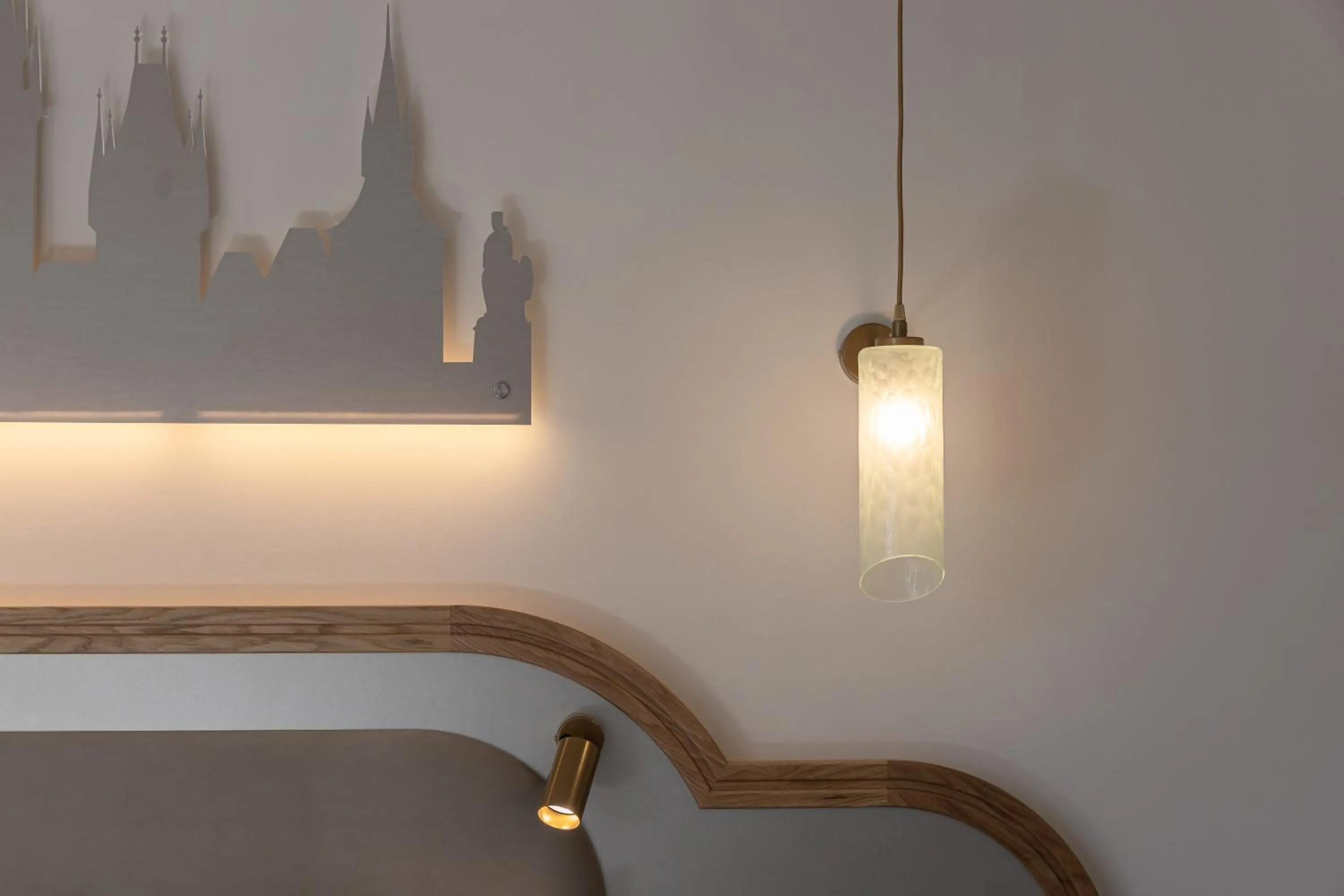 Decorative detail in Allure Hotel & Residence Prague