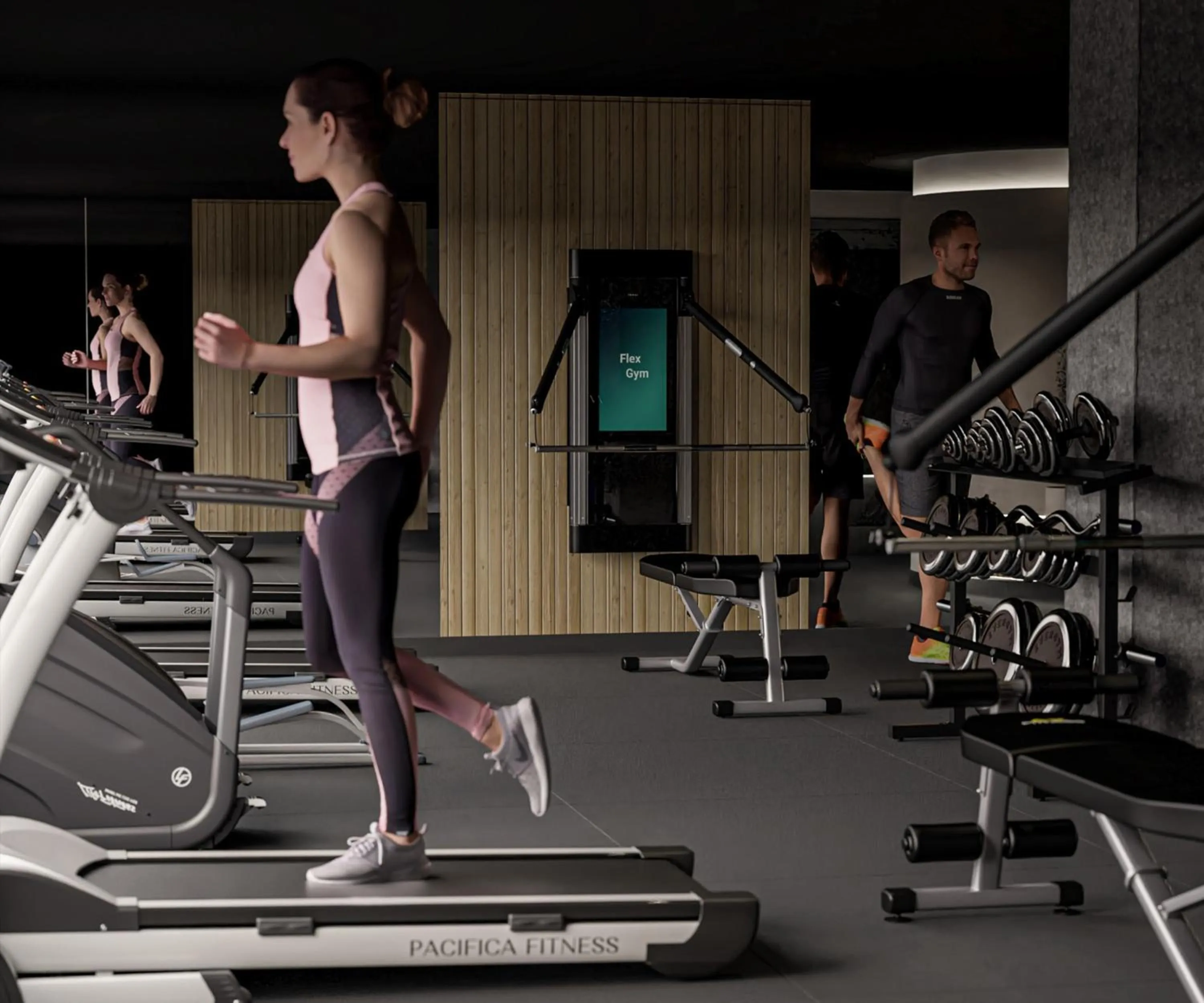 Fitness centre/facilities in Bratus Hotel