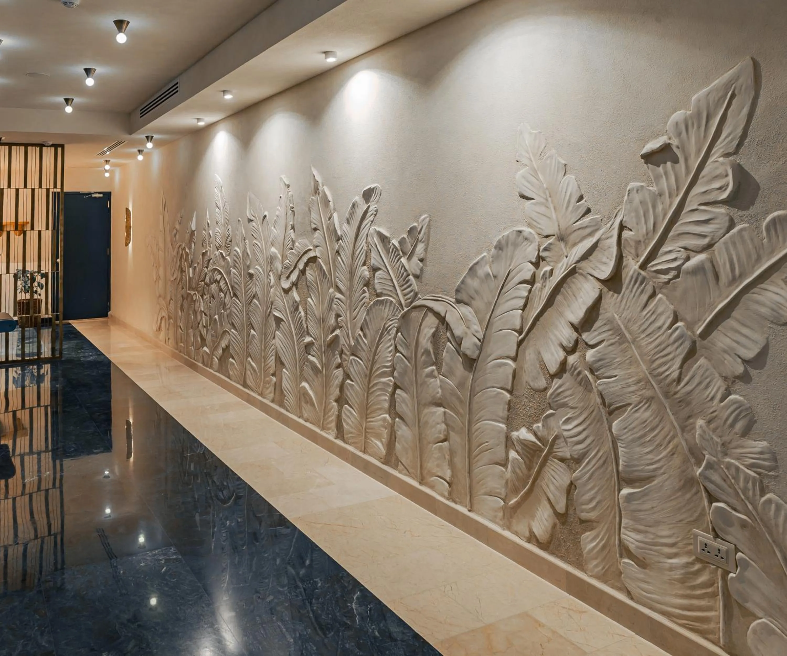 Decorative detail in Bratus Hotel