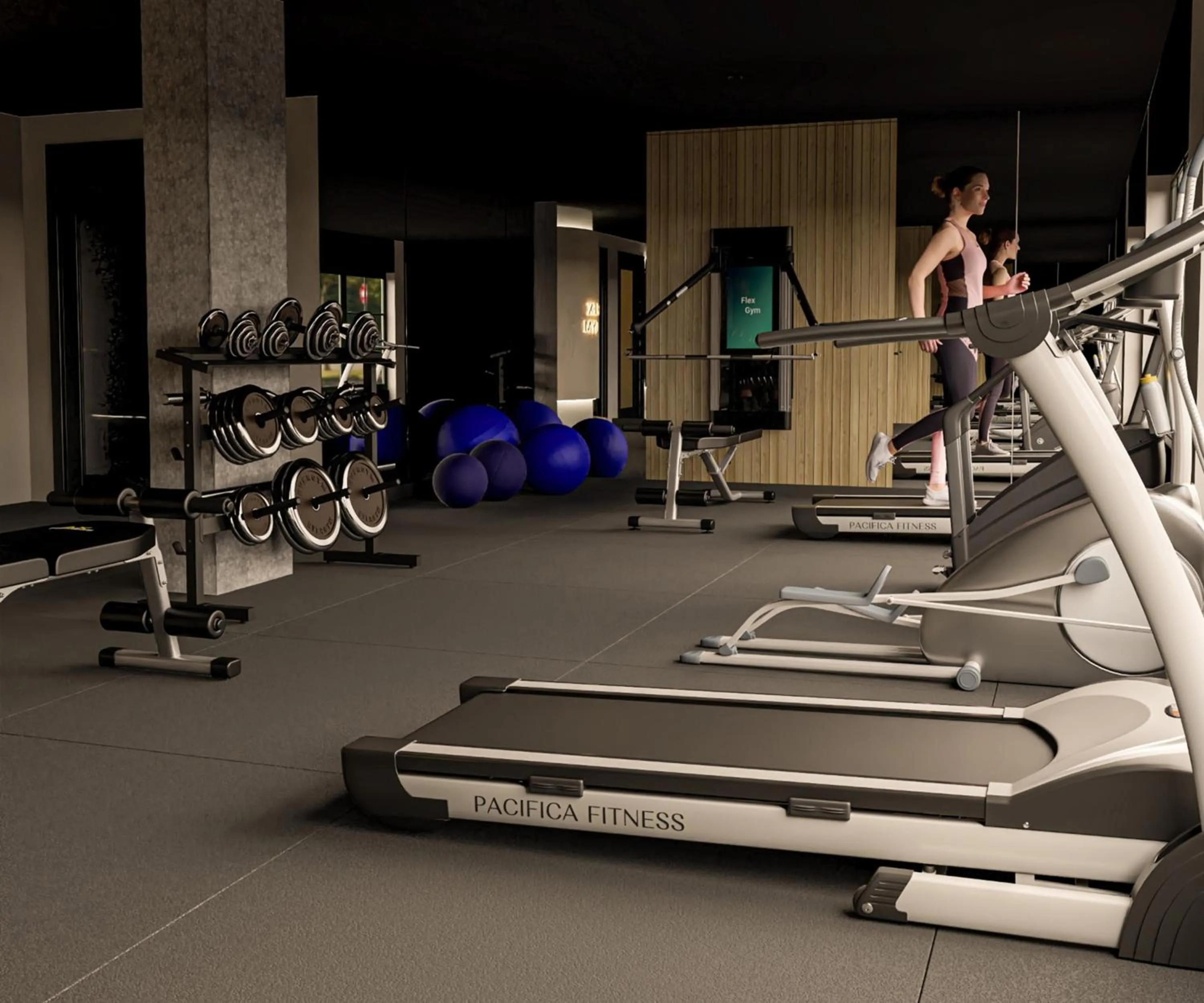 Fitness centre/facilities in Bratus Hotel
