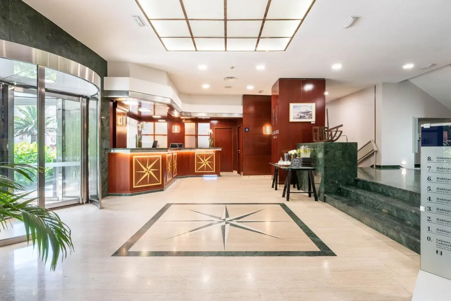 Lobby or reception in Eurostars Ciudad de La Coruña Lobby or reception in Eurostars Ciudad de La Coruña