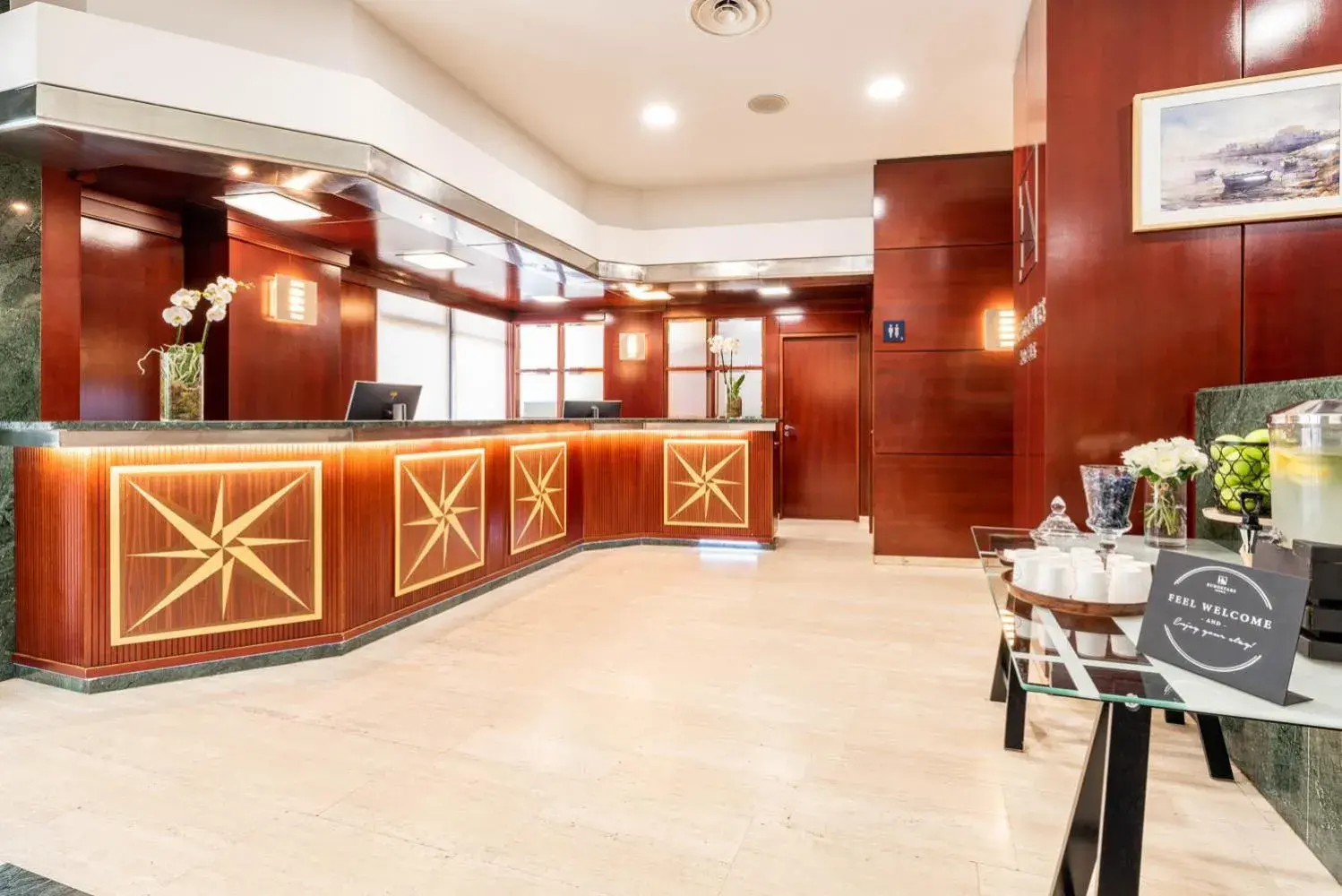 Lobby or reception in Eurostars Ciudad de La Coruña Lobby or reception in Eurostars Ciudad de La Coruña