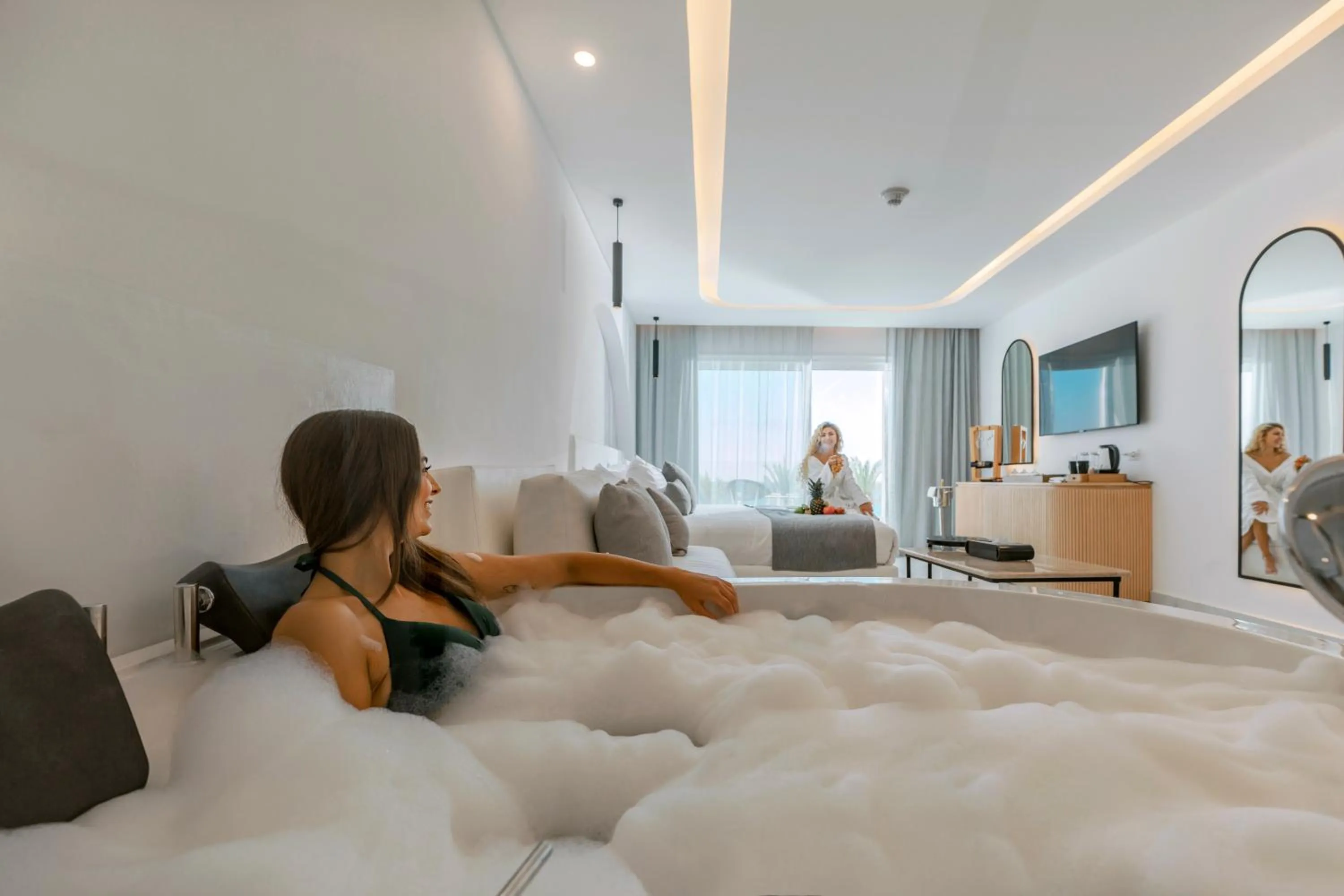 People in White Hills Resort