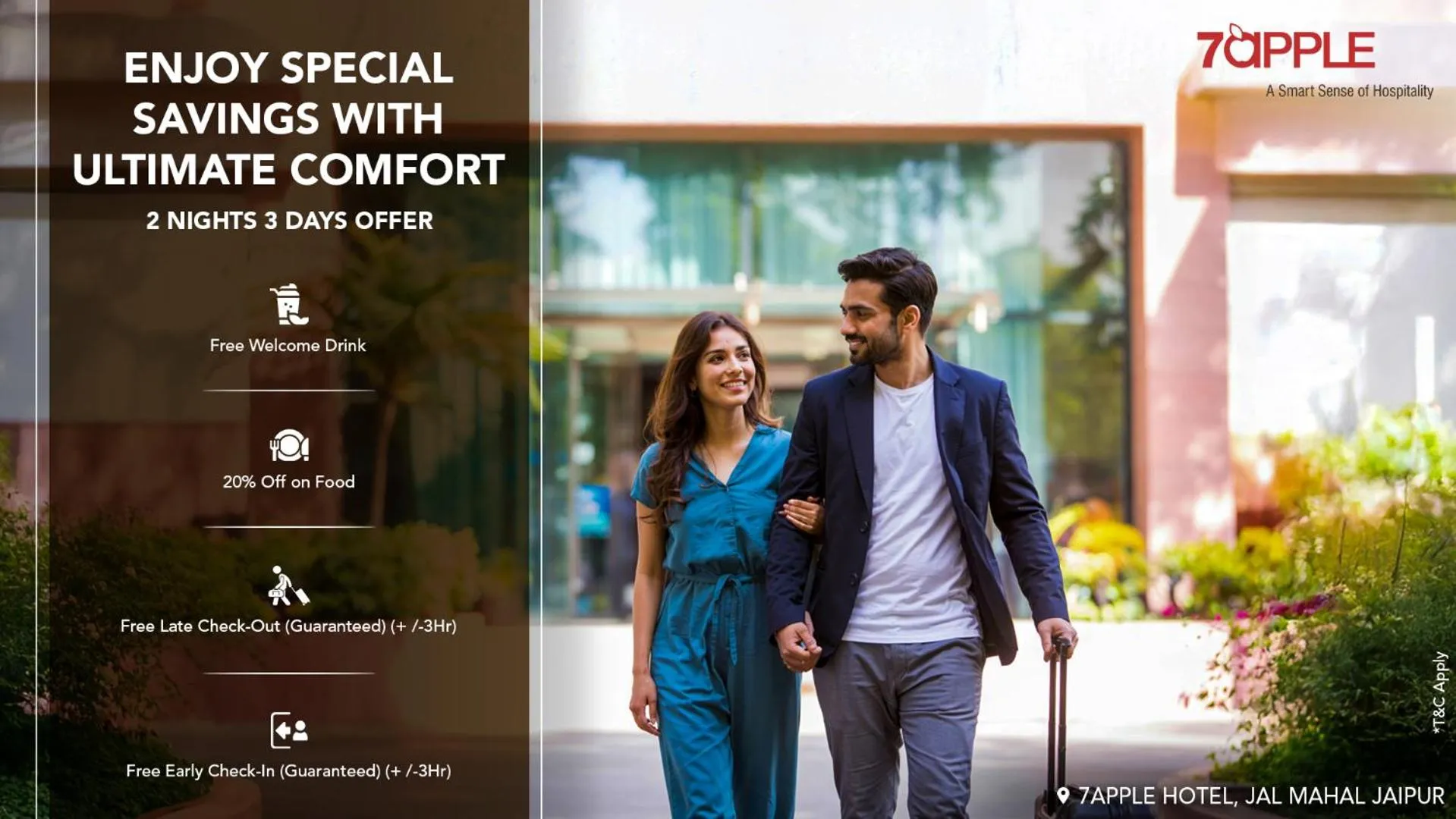 Area and facilities in 7 Apple Hotel Jal Mahal, Jaipur