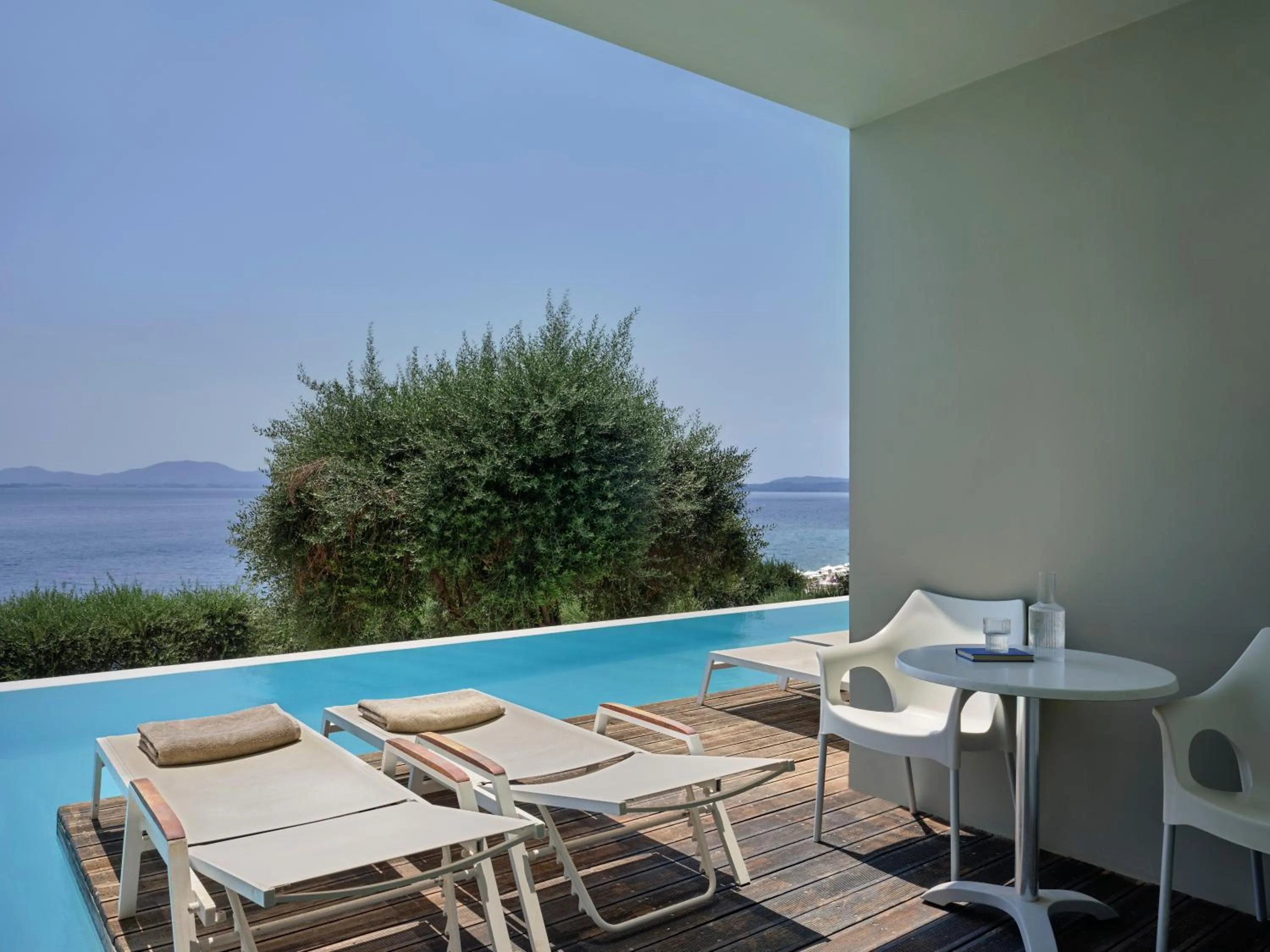 Balcony/Terrace in Atlantica Nissaki Beach - Adults Only