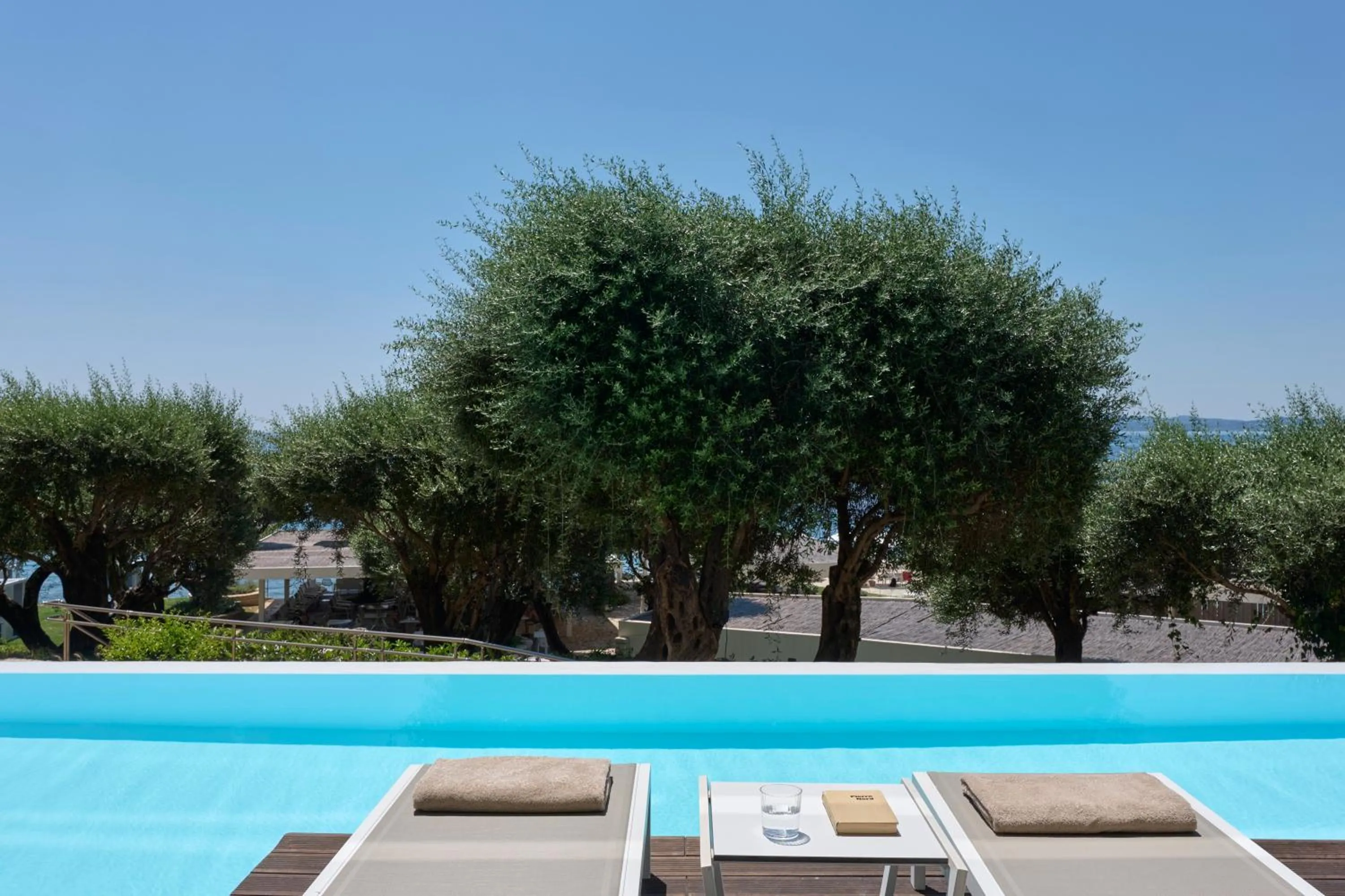 Swimming pool in Atlantica Nissaki Beach - Adults Only