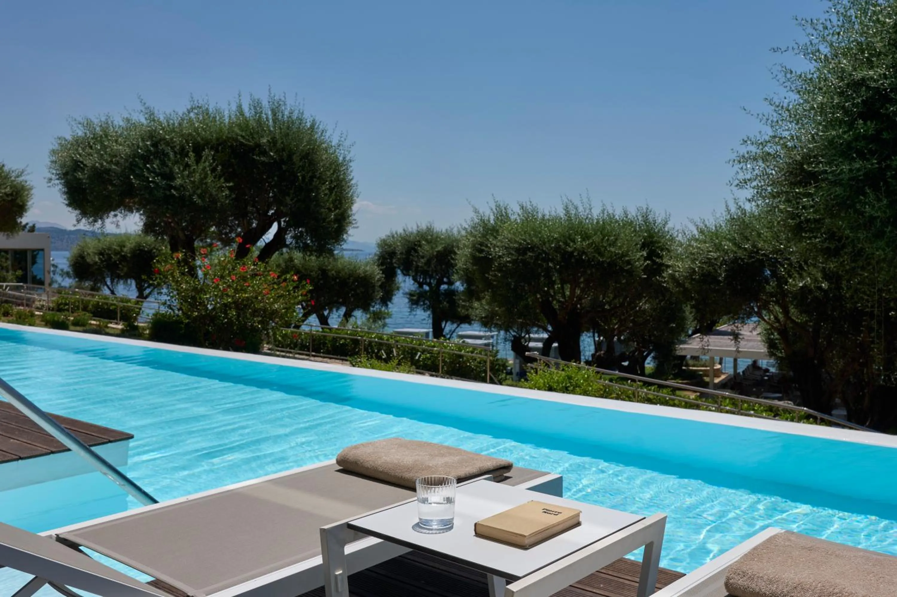 Swimming pool in Atlantica Nissaki Beach - Adults Only