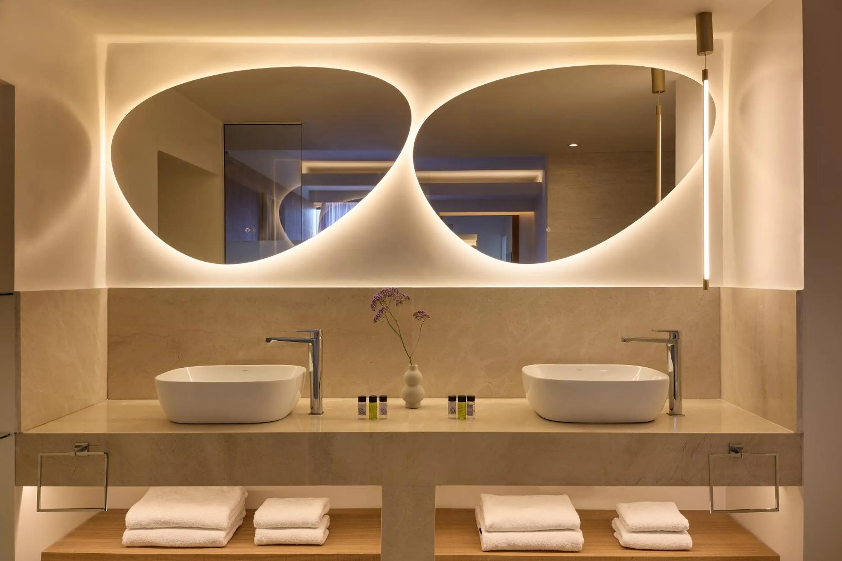 Bathroom in Atlantica Nissaki Beach - Adults Only