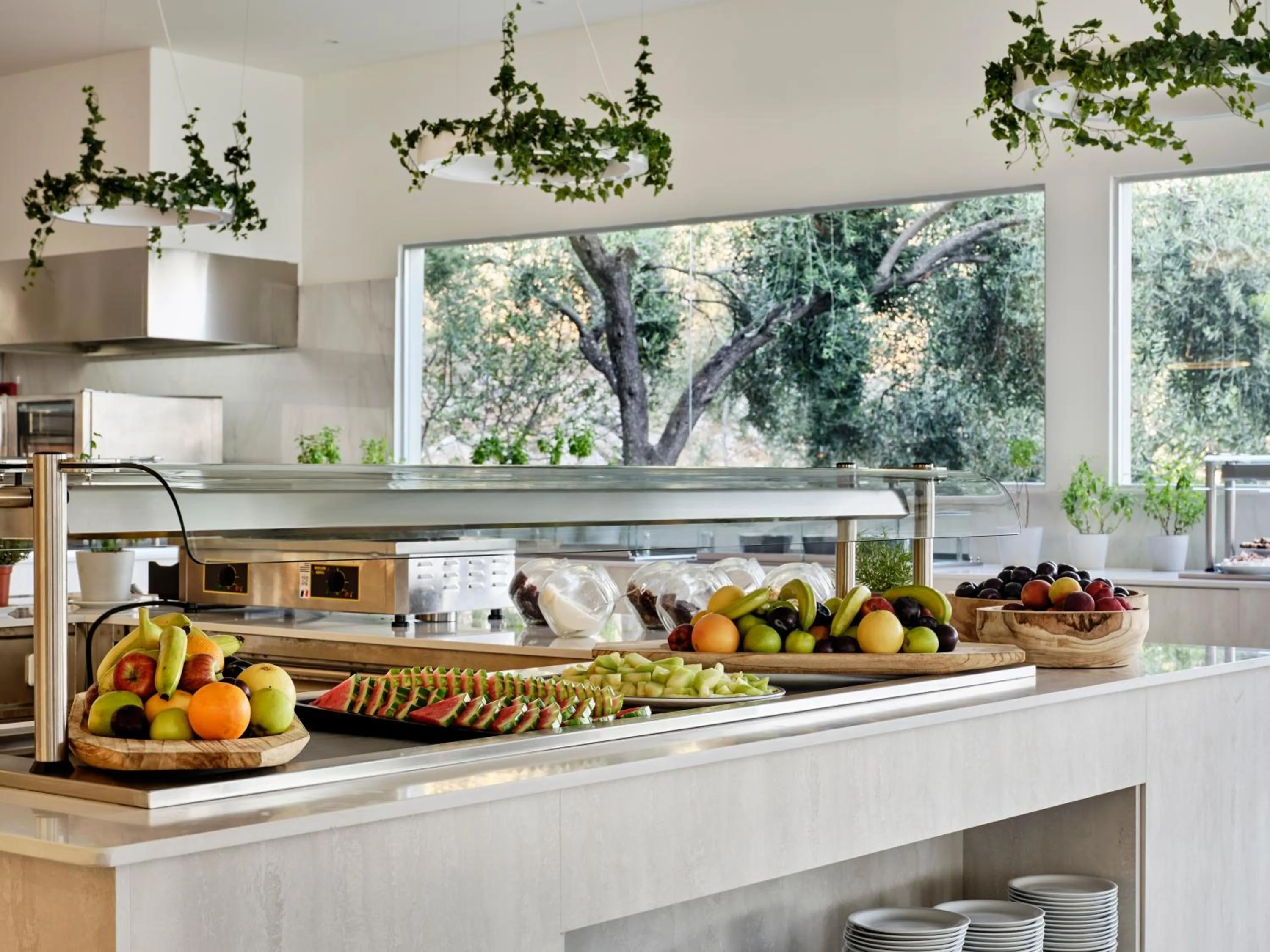 Buffet breakfast in Atlantica Nissaki Beach - Adults Only