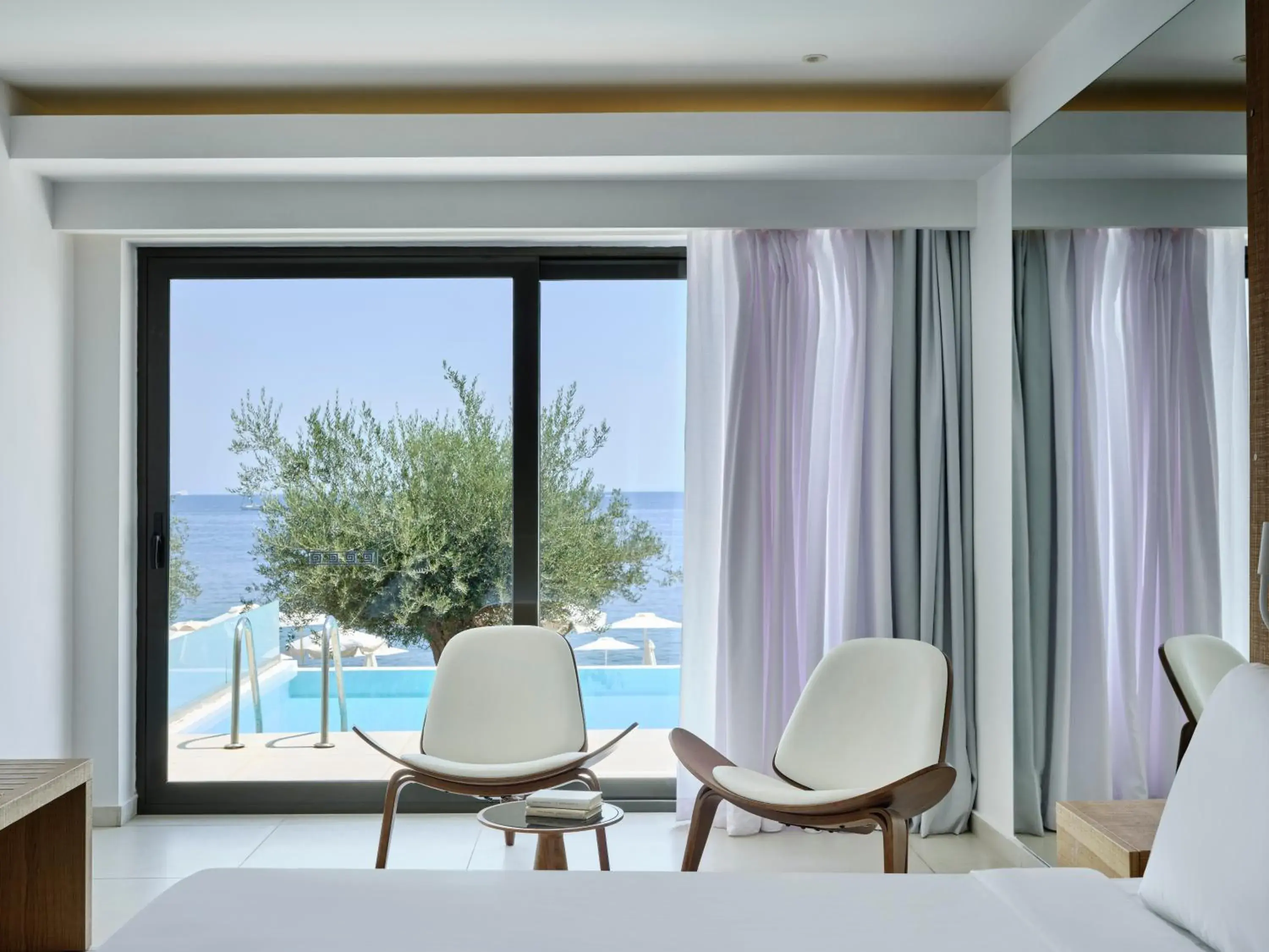 Junior Suite Private Pool Sea View in Atlantica Nissaki Beach - Adults Only Junior Suite Private Pool Sea View in Atlantica Nissaki Beach - Adults Only